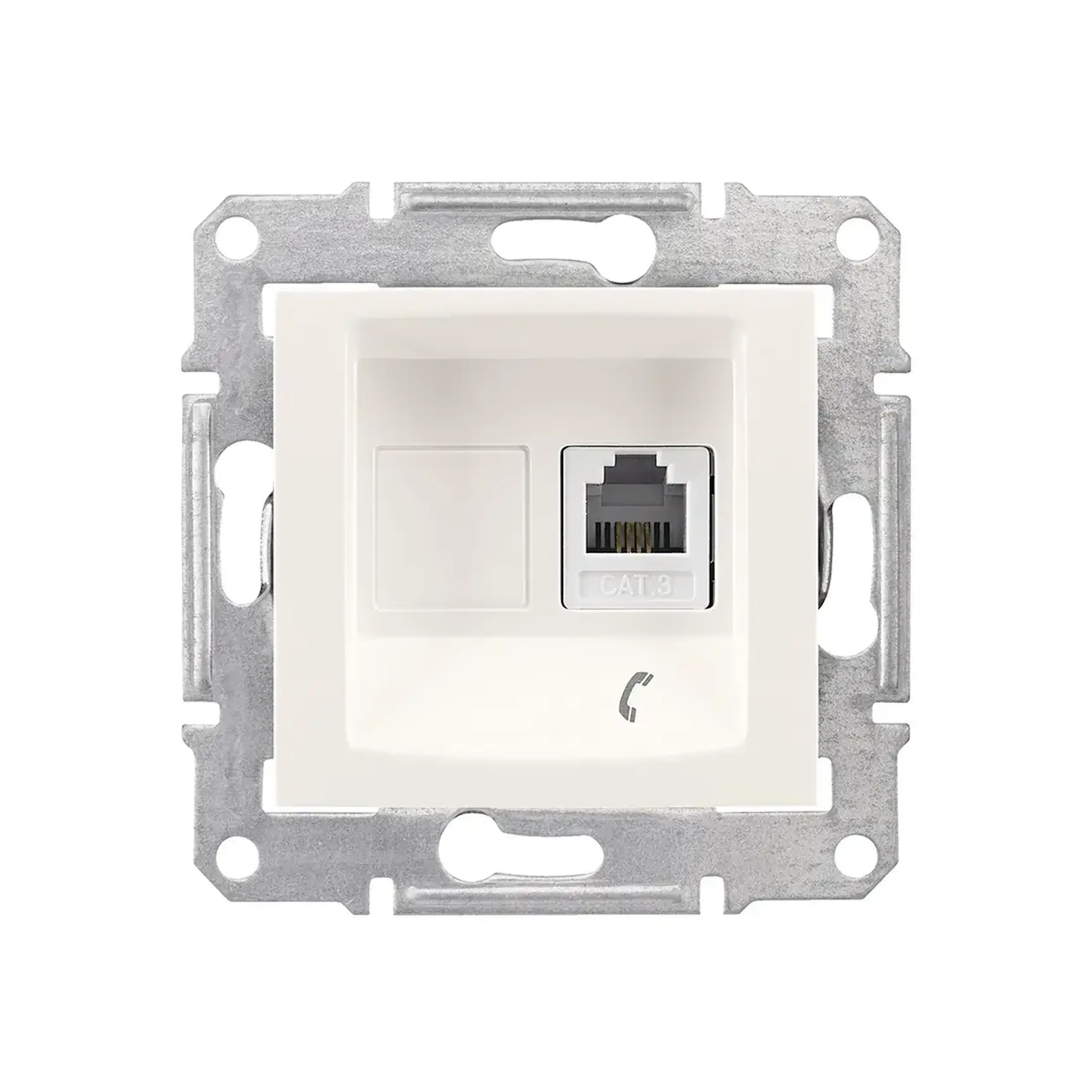 Priză de date SEDNA 16 A crem Schneider-Electric - Tip RJ11