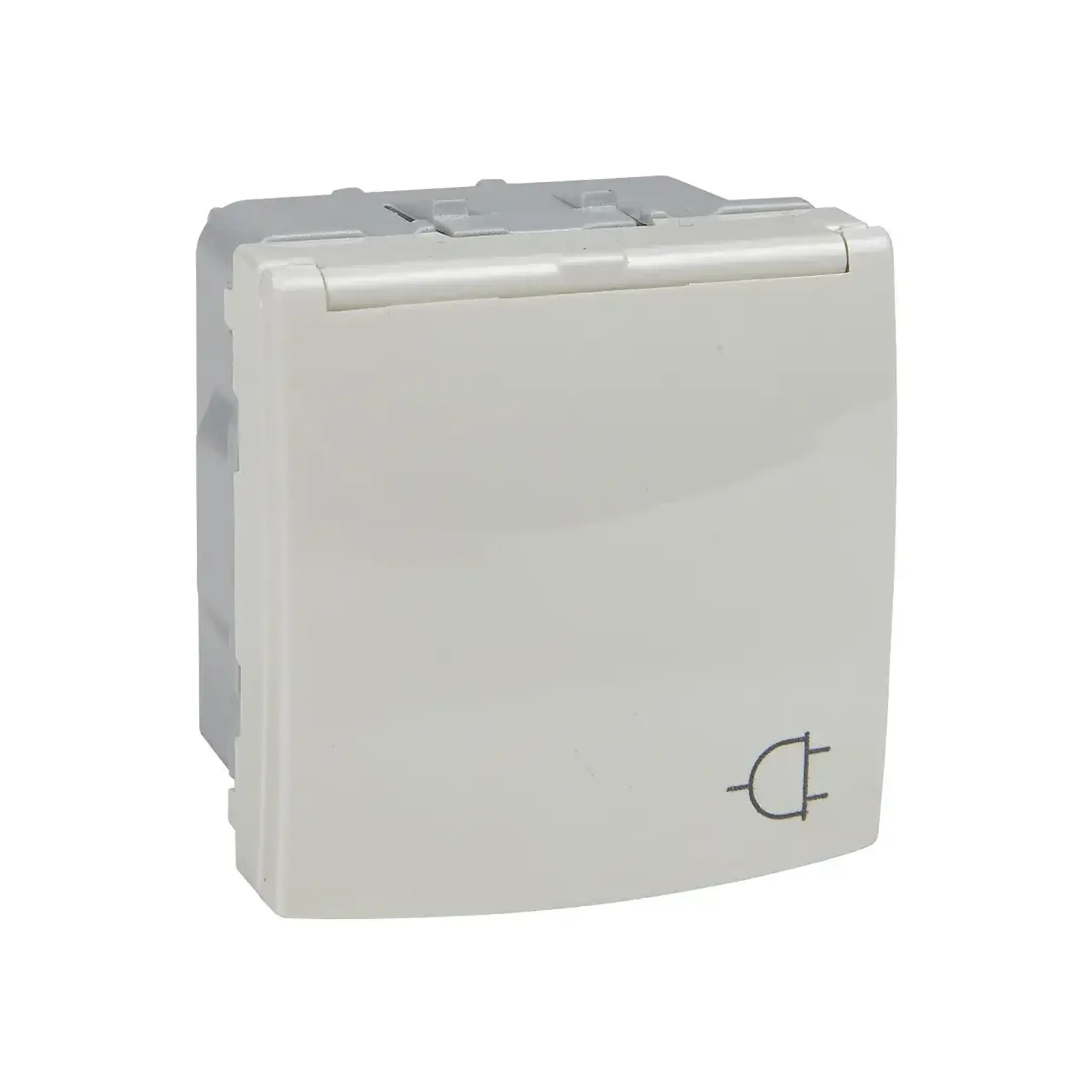 Priză cu capac UNICA 16 A 250 V crem Schneider-Electric