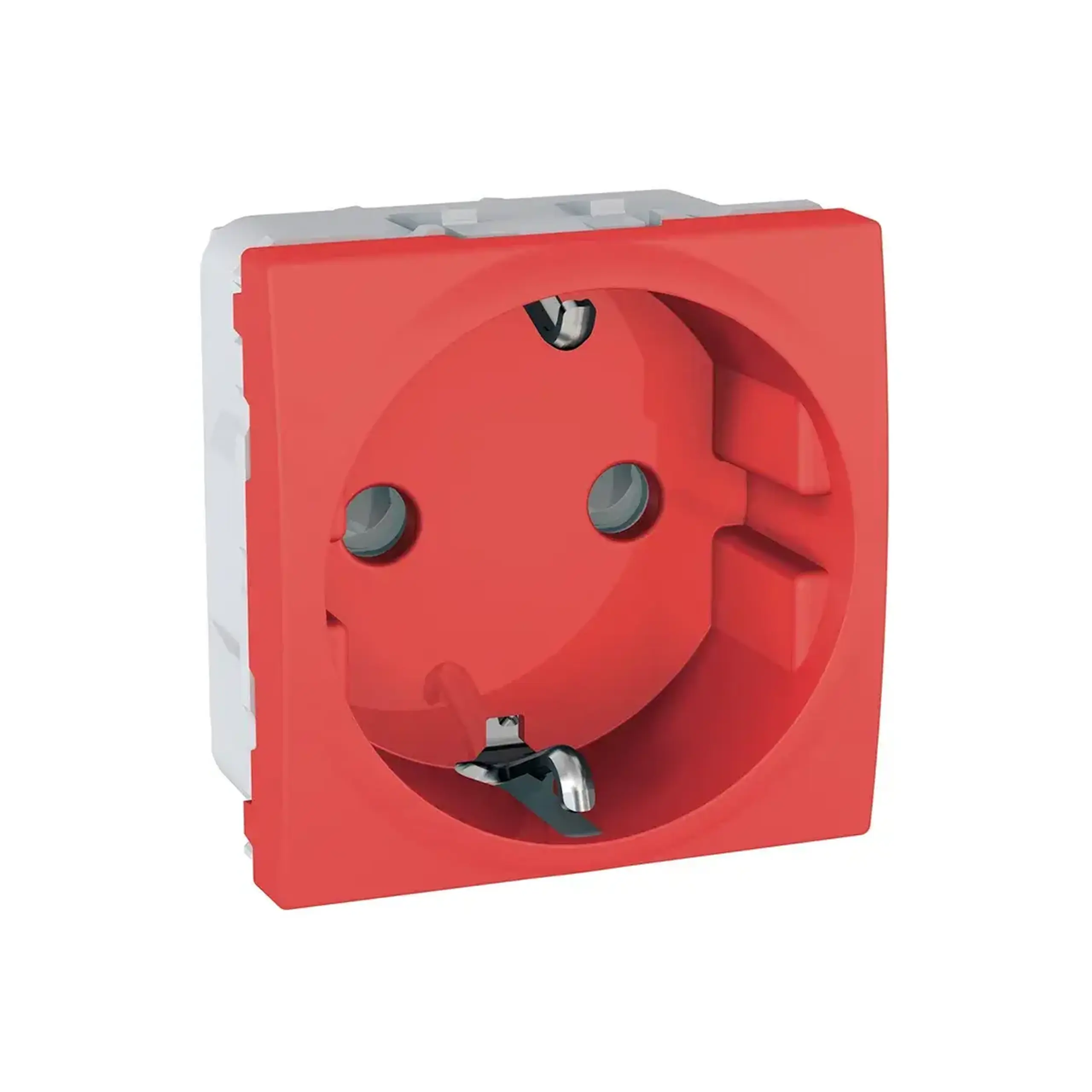 Priză unitară cu obturator UNICA 16 A 250 V roșu Schneider-Electric