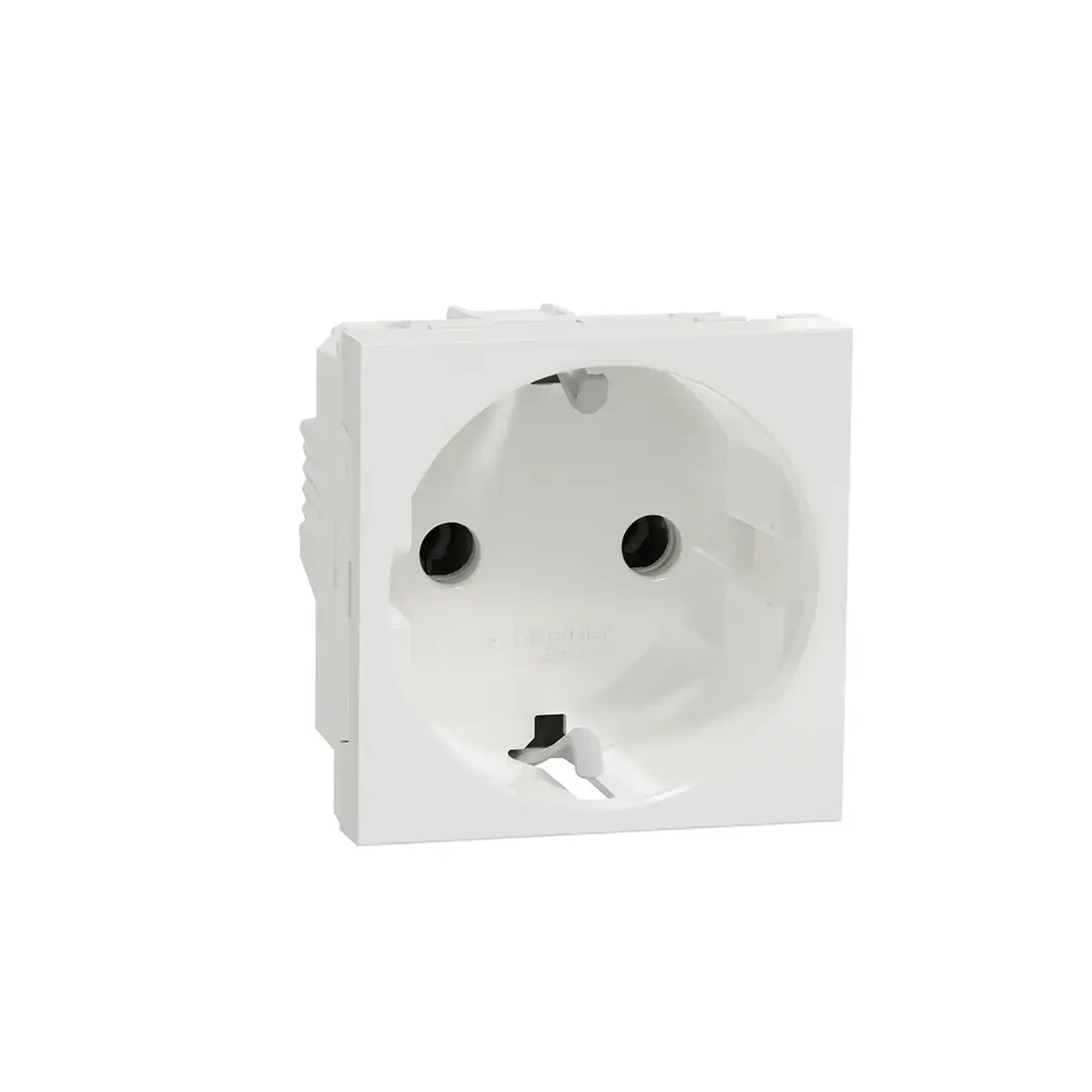 Priză UNICA 10 A 250 V alb Schneider-Electric - Dimensiuni (L x W x H x Ø) 45 x 45 x 40 mm