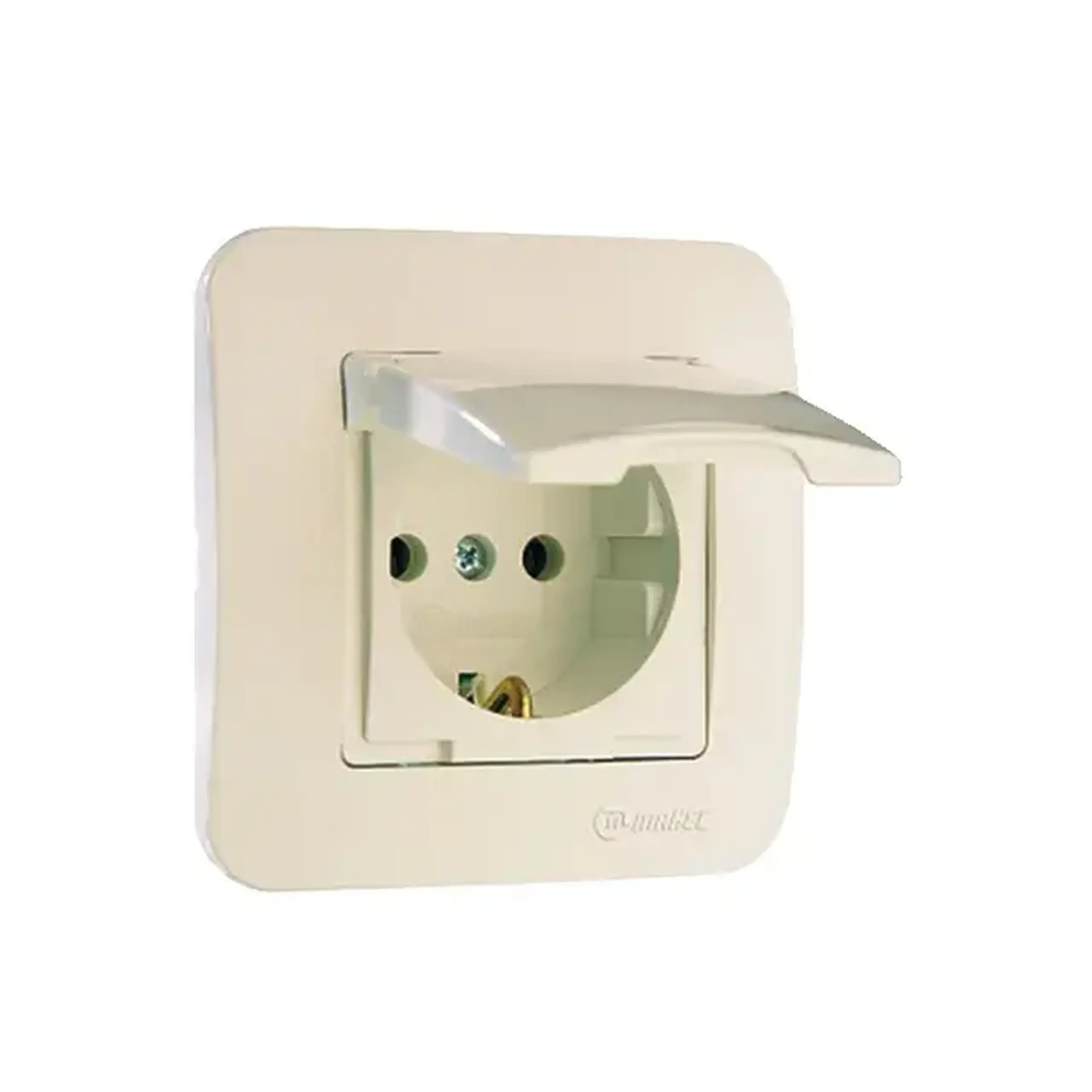 Priză cu capac LILIUM 16 A 220 - 240 V crem Makel - Culoare Crem