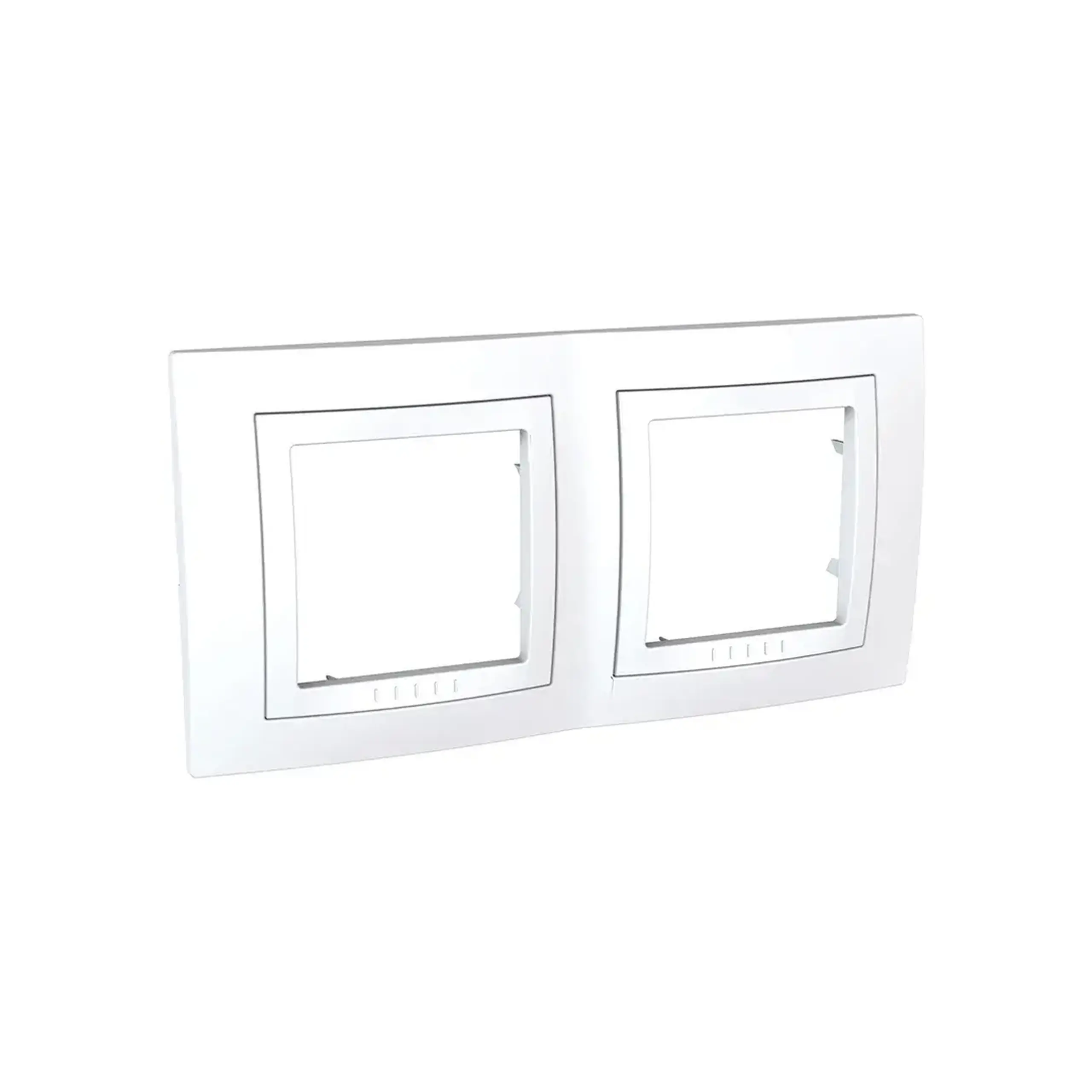Ramă dublă unica Basic alb 4 module Schneider-Electric