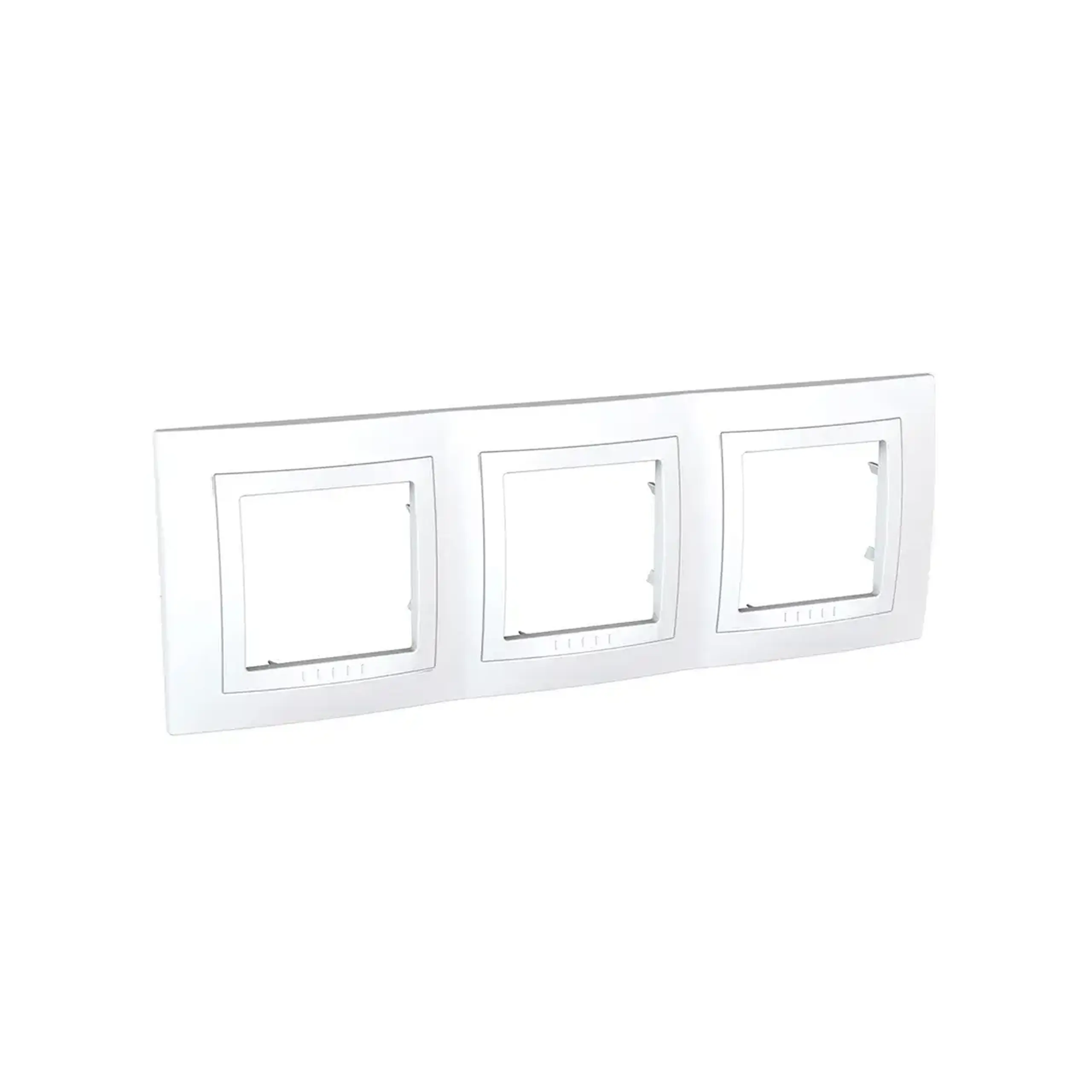 Ramă triplă unica Basic alb orizontală Schneider-Electric