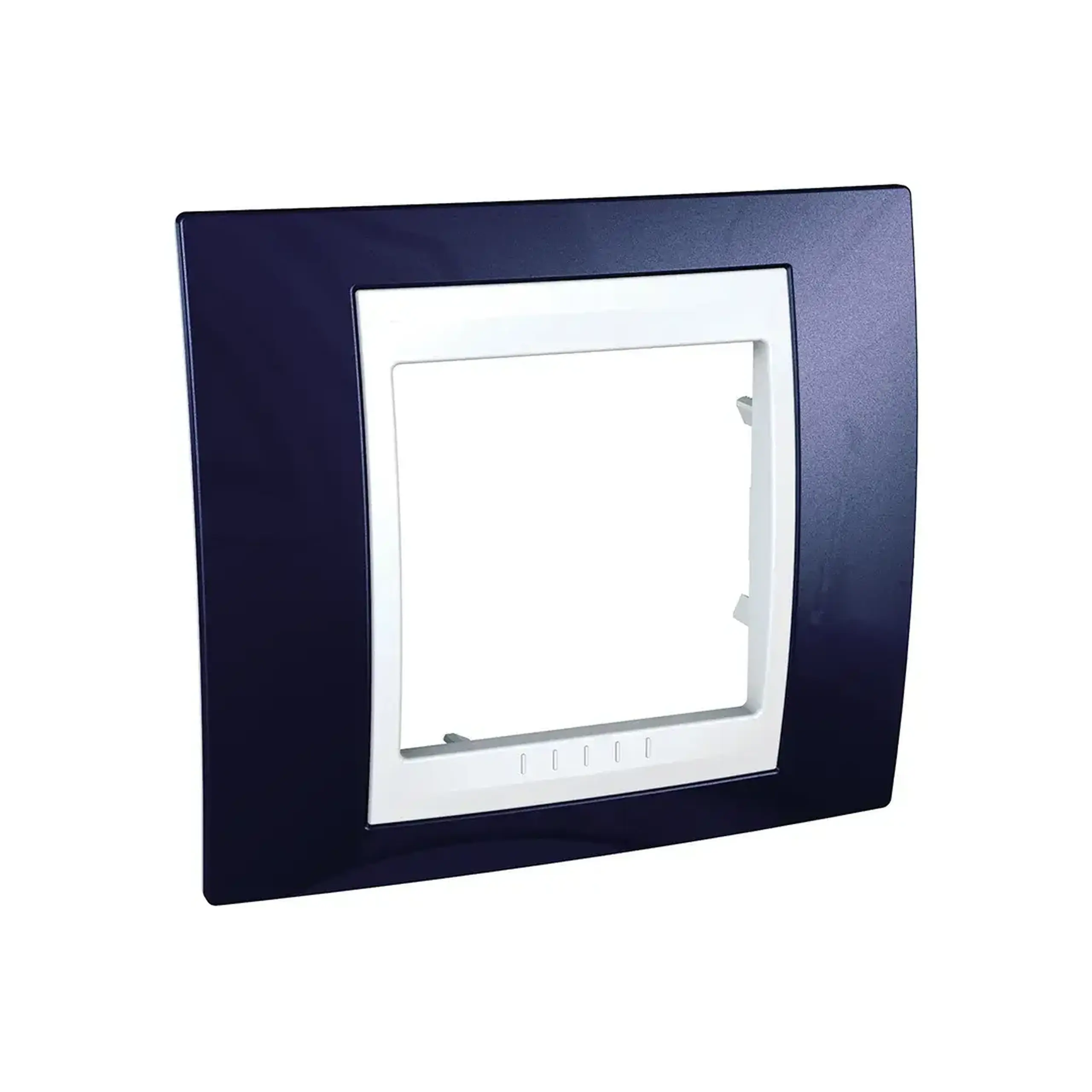 Ramă cu 1 loc unica Plus albastru indigo 2 module Schneider-Electric