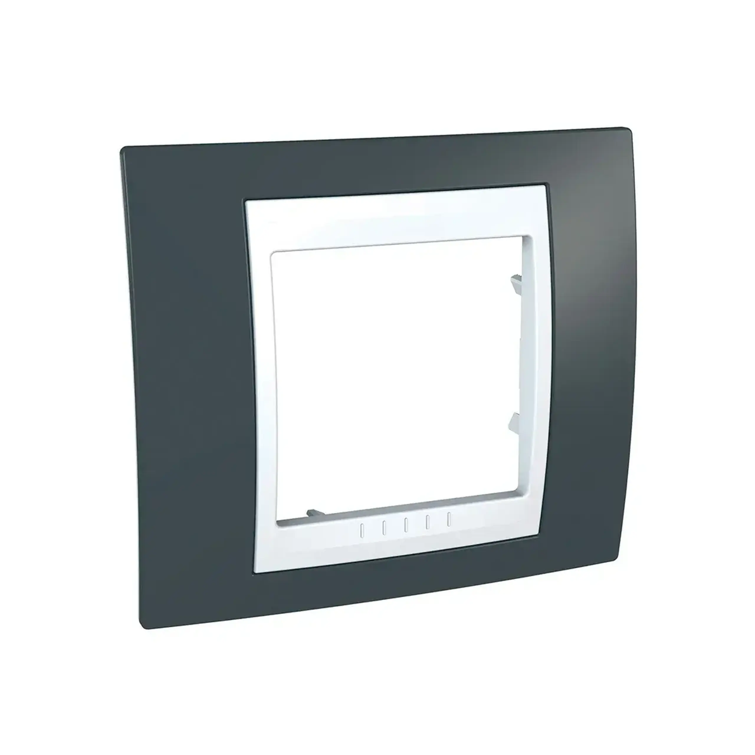 Ramă cu 1 loc unica Plus gri 2 module Schneider-Electric