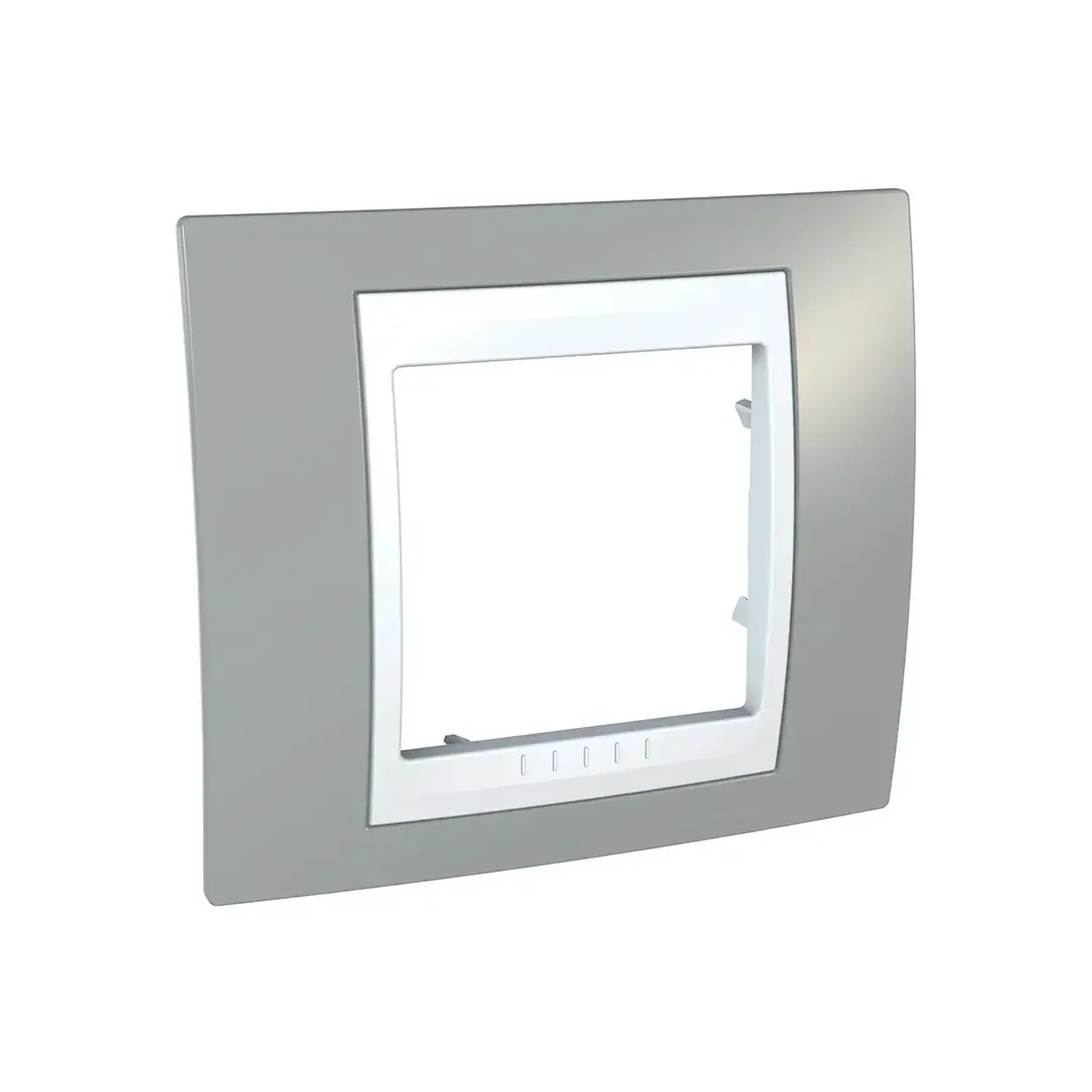 Ramă cu 1 loc unica Plus gri 2 module Schneider-Electric