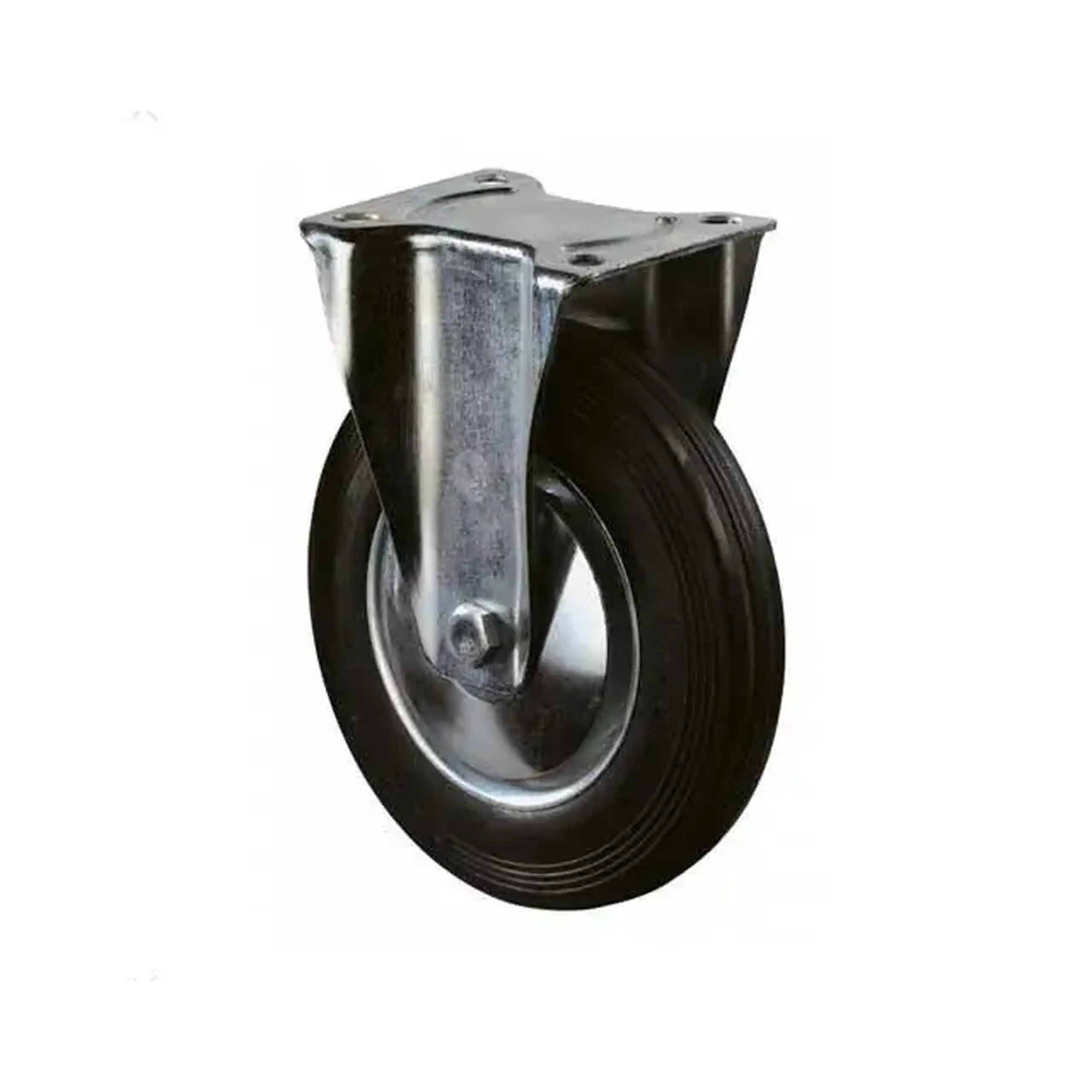 Roată fixă, pentru cărucior 40 mm Vorel - 60 kg Cauciuc