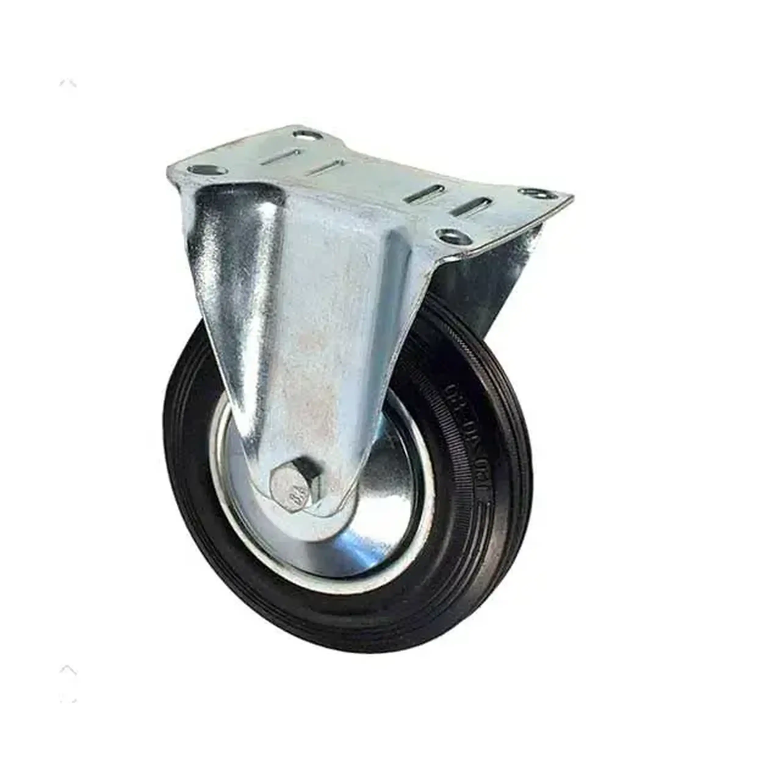 Roată fixă, pentru cărucior 40 mm Vorel - 130 kg Cauciuc