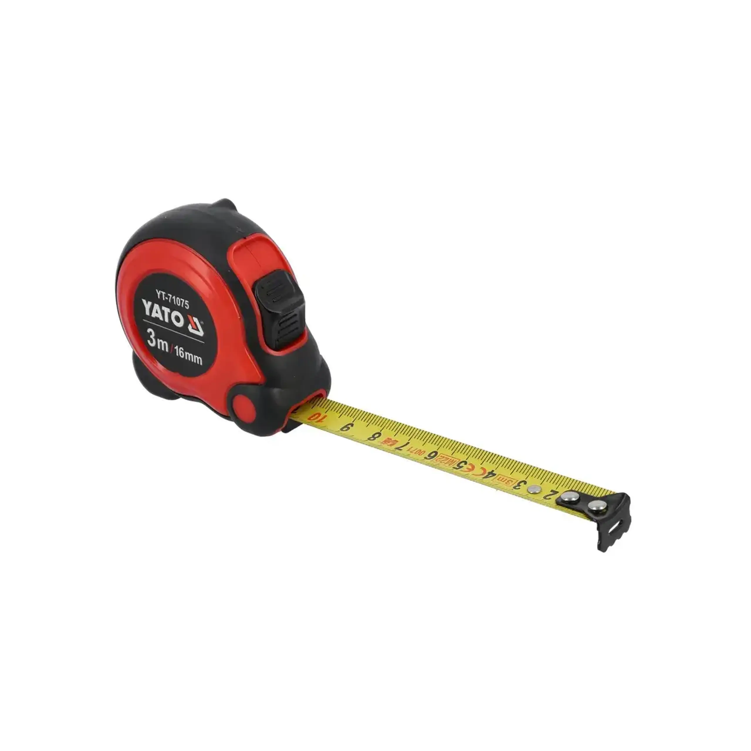 Ruletă ERGONOMIC 3 m x 16 mm Yato - Dimensiuni (L x W x H x Ø) 3 m x 16 mm