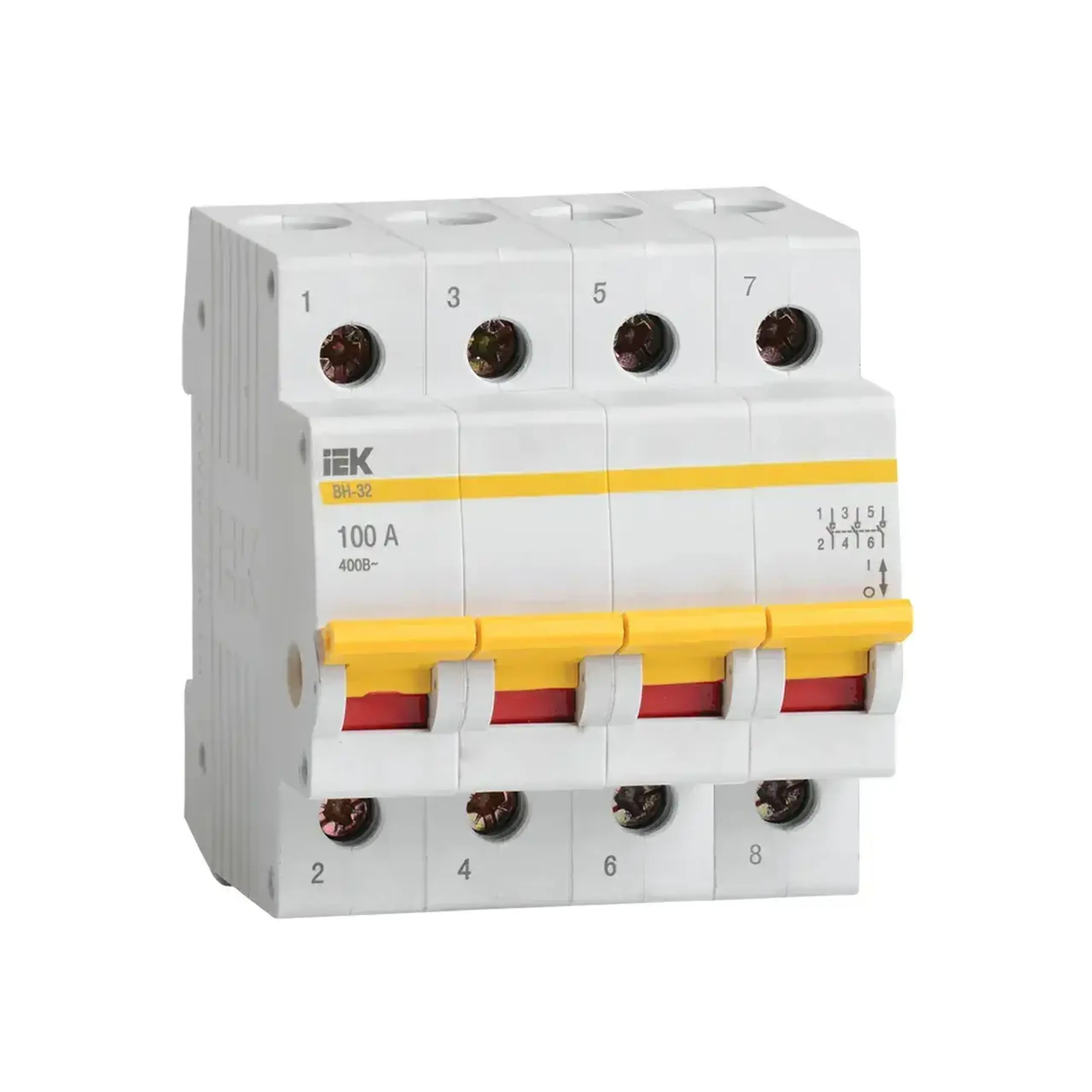 Întreruptor de sarcină IEK BH-32 1P 20 A 400 V - 100 A (A) 4P