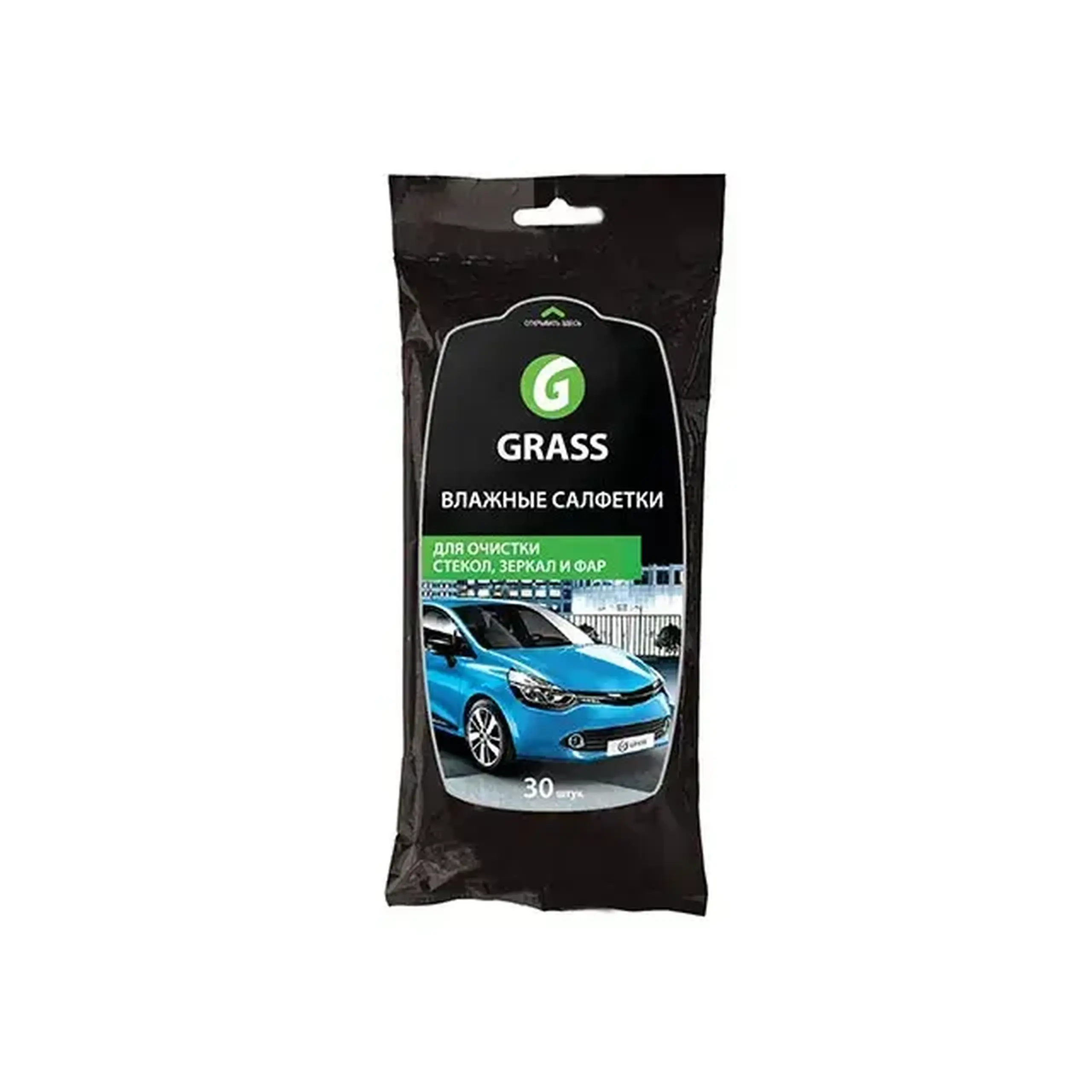 Șervețele umede auto pentru sticle si faruri Grass 30