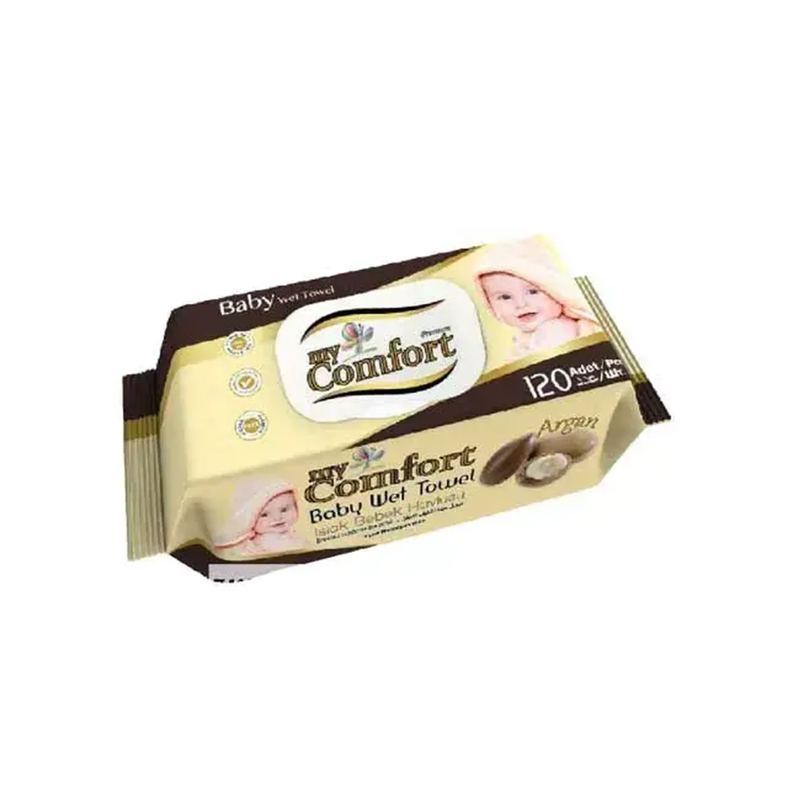 Șervețele umede My Comfort ARGAN/FLIPTOP 120