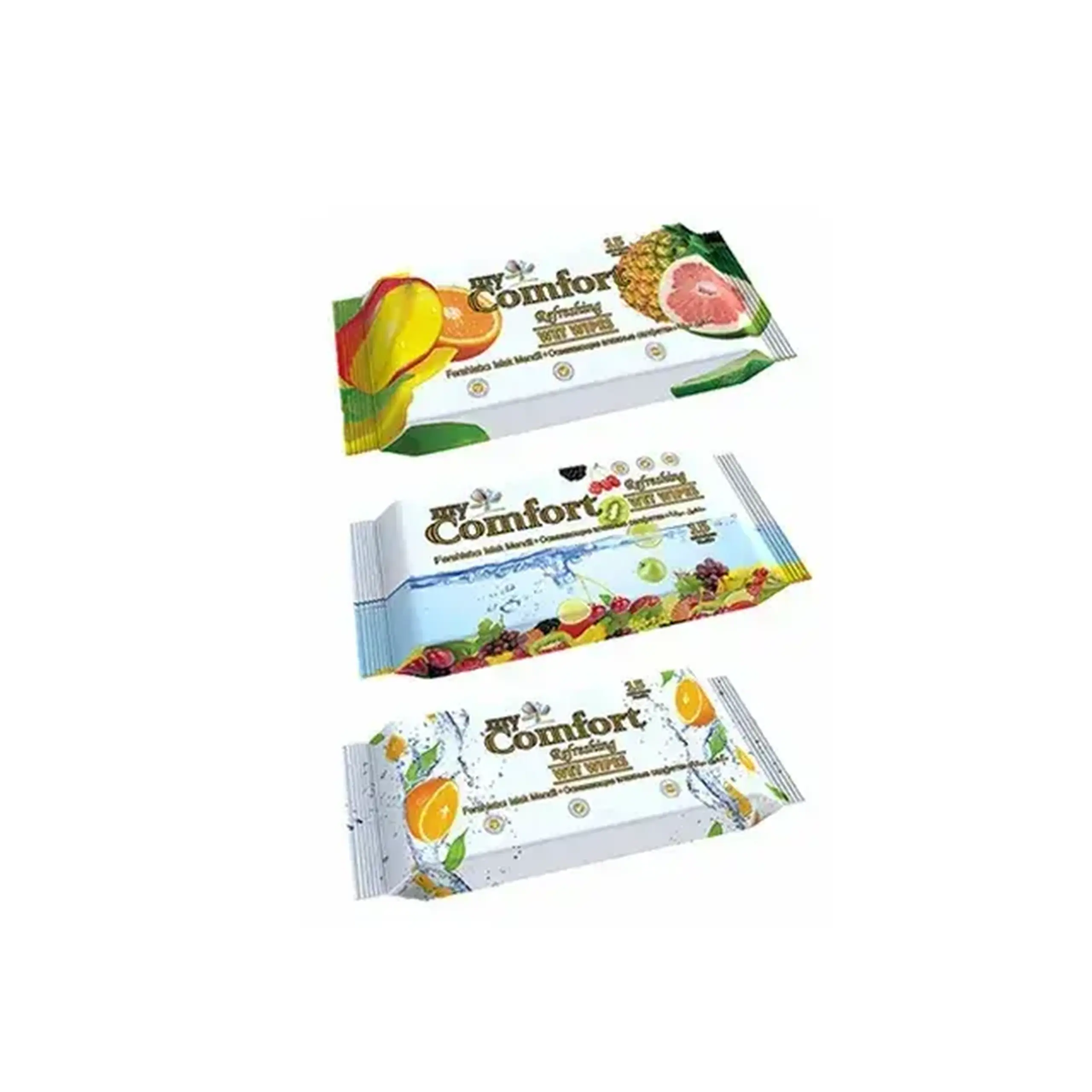 Șervețele umede My Comfort Fruit 15