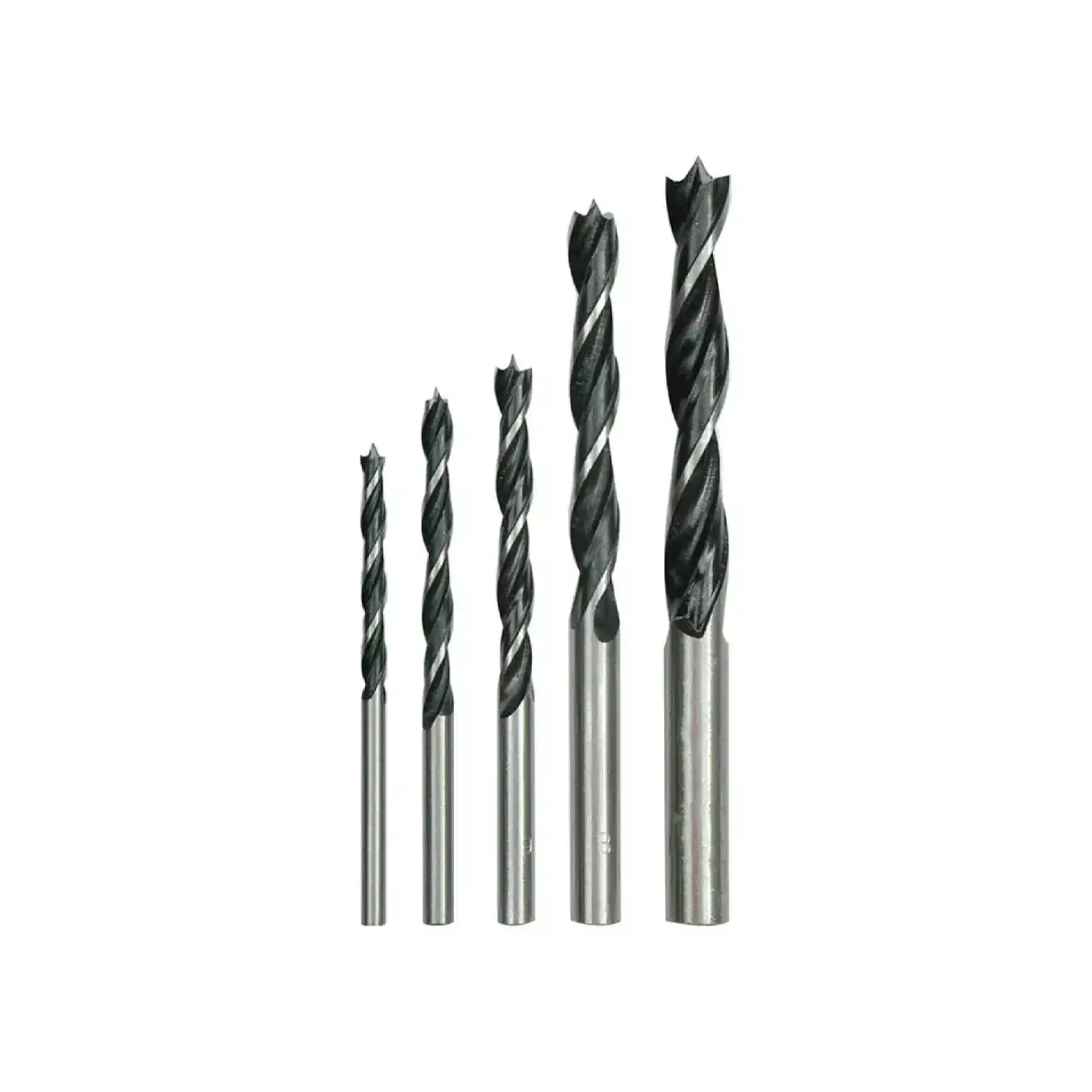Set burghie 5 buc. pentru lemn 4 - 10 mm Oțel Cilindric Toya