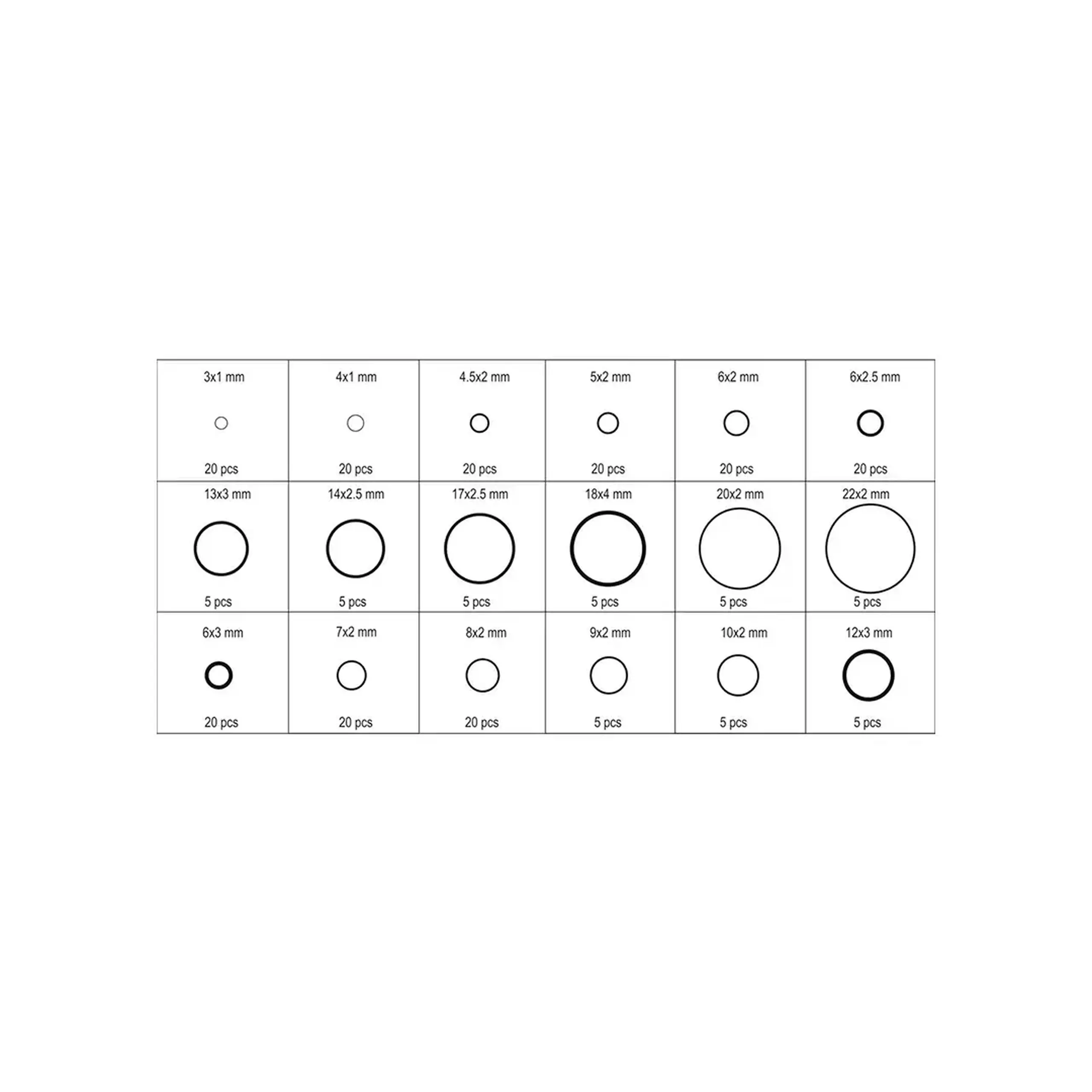 Set garnituri 06877 225 Yato