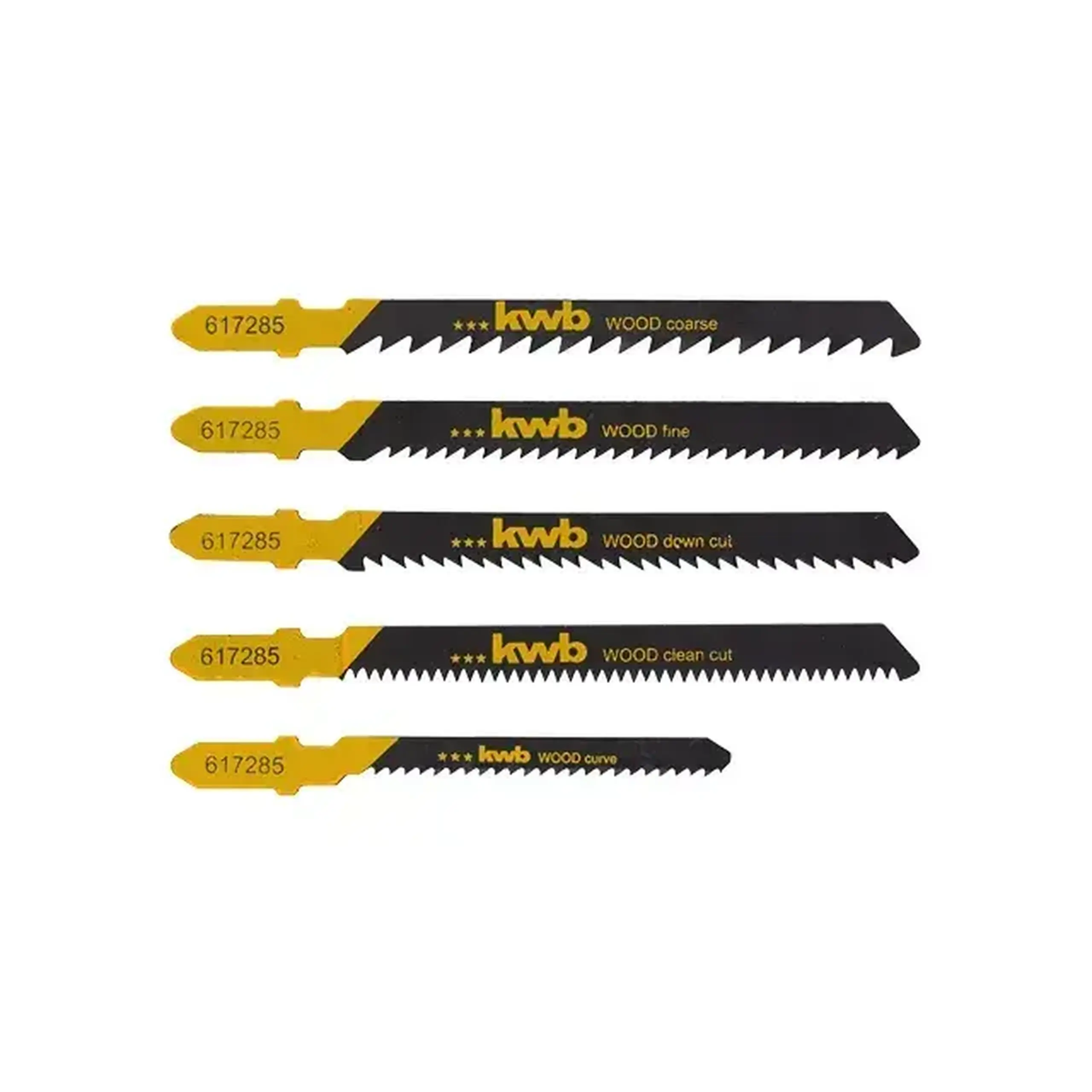 Set pânze pentru lemn Pentru fierăstrau vertical (pendular) 100 mm 5 buc. KWB