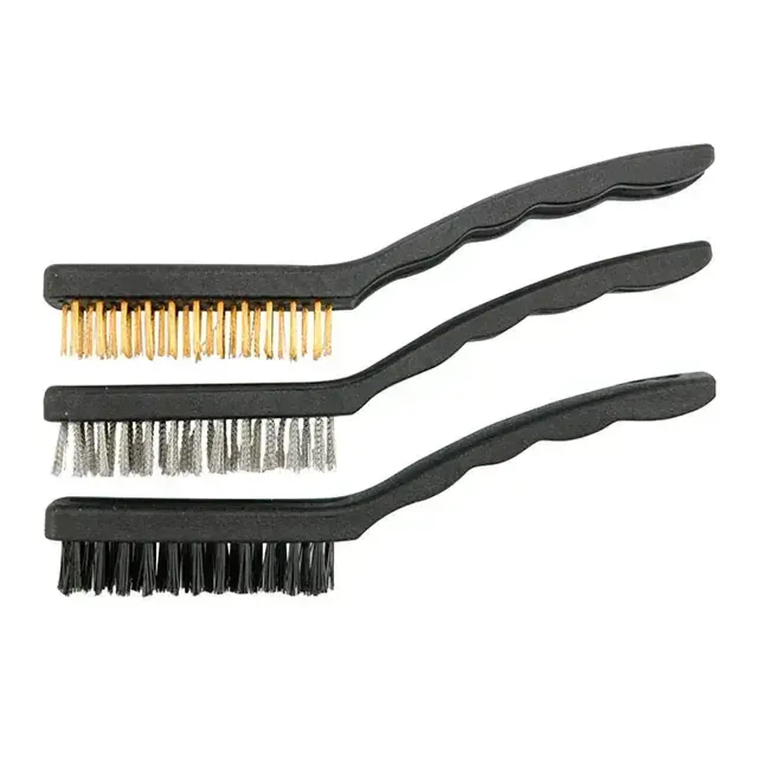 Set perii de sârmă cu mâner de plastic 3 buc. 170 mm Vorel - Dimensiuni (L x W x H x Ø) 170 mm