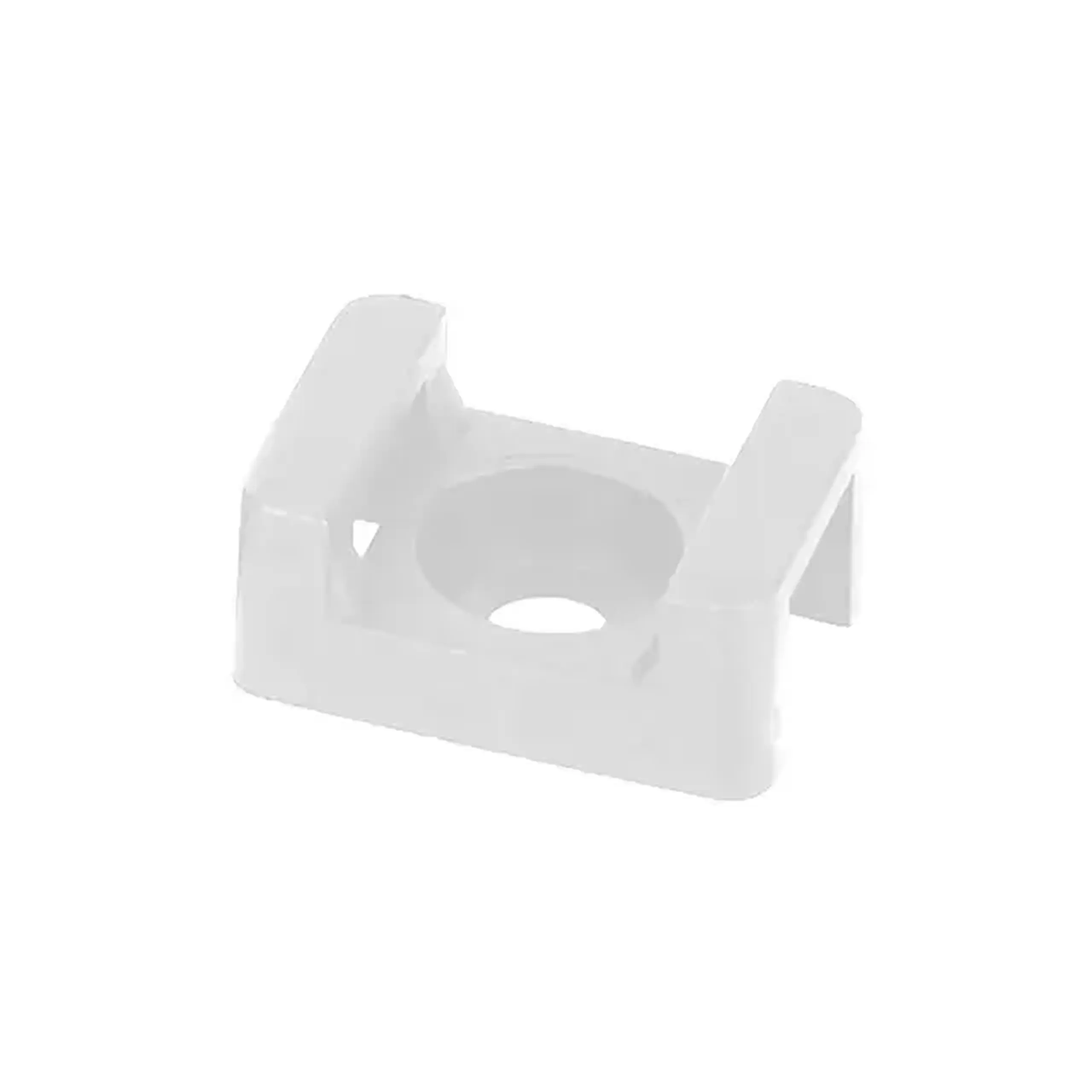 Suport pentru curelușe 22 x 16 x 6.8 mm 20 buc. Alb Plastic ORNO