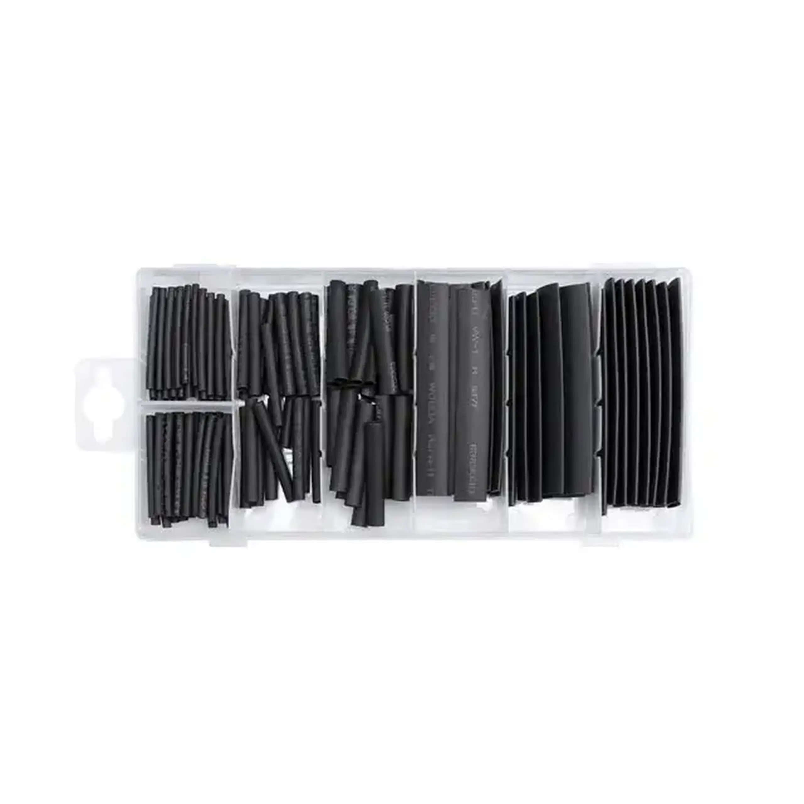 Set tuburi termoretractabile Yato YT-06866 2 x 40, 2.5 x 40, 3.5 x 40, 5 x 40, 7 x 80, 10 x 8 negru