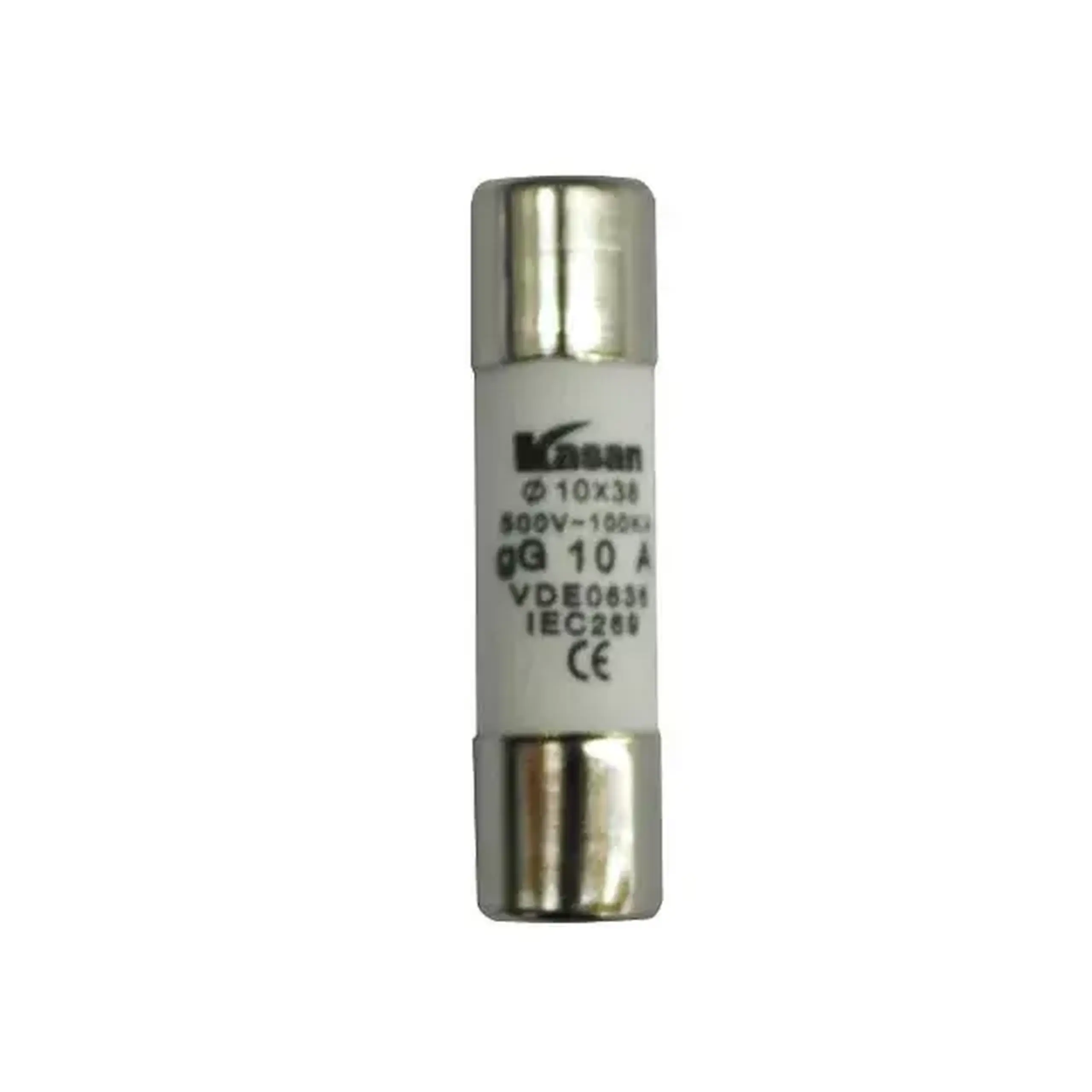 Siguranța cilindrică KASAN RT 10-38 38 x 10 mm 10A 500 V - Curent (A) 10A