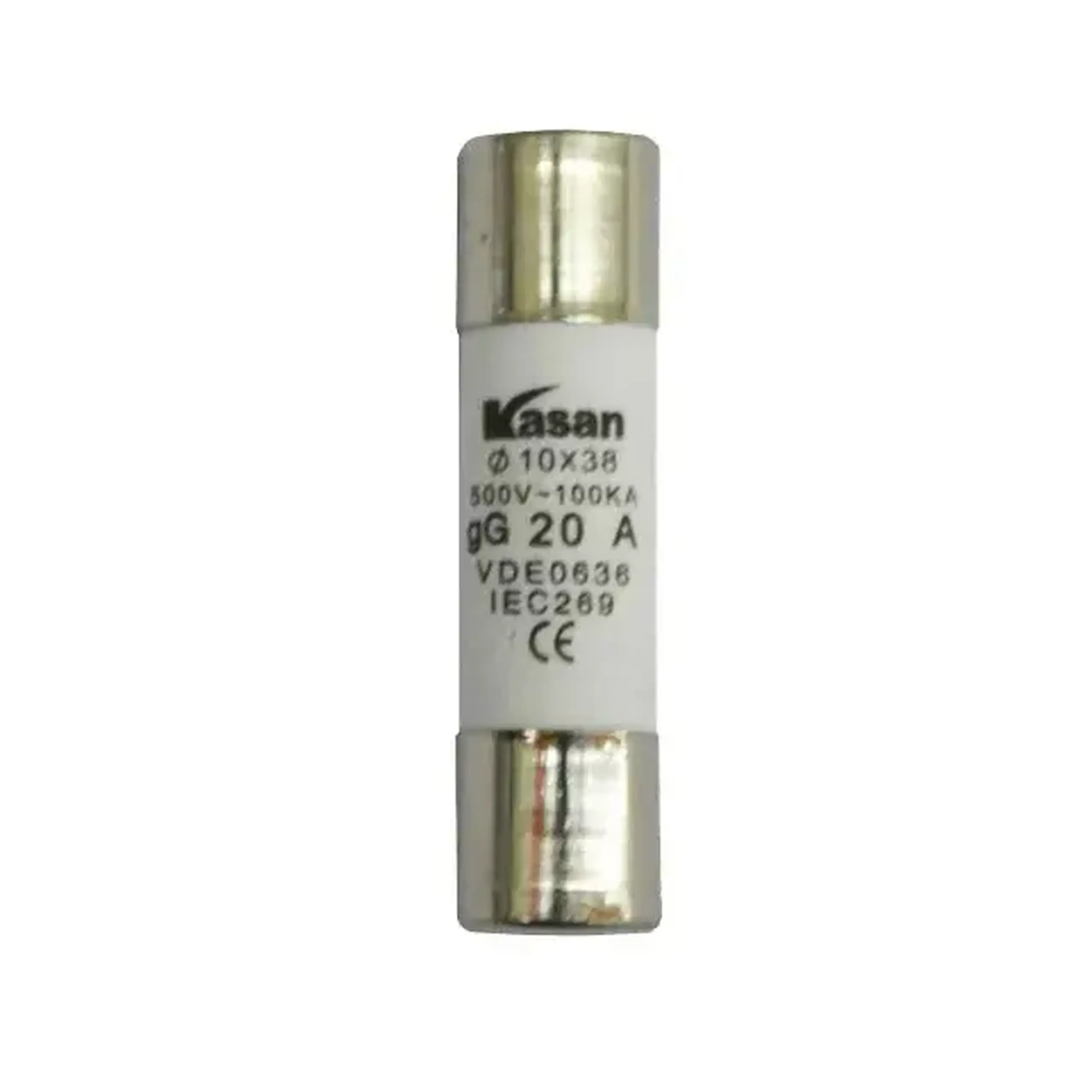Siguranța cilindrică KASAN RT 10-38 38 x 10 mm 10A 500 V - Curent (A) 20 A