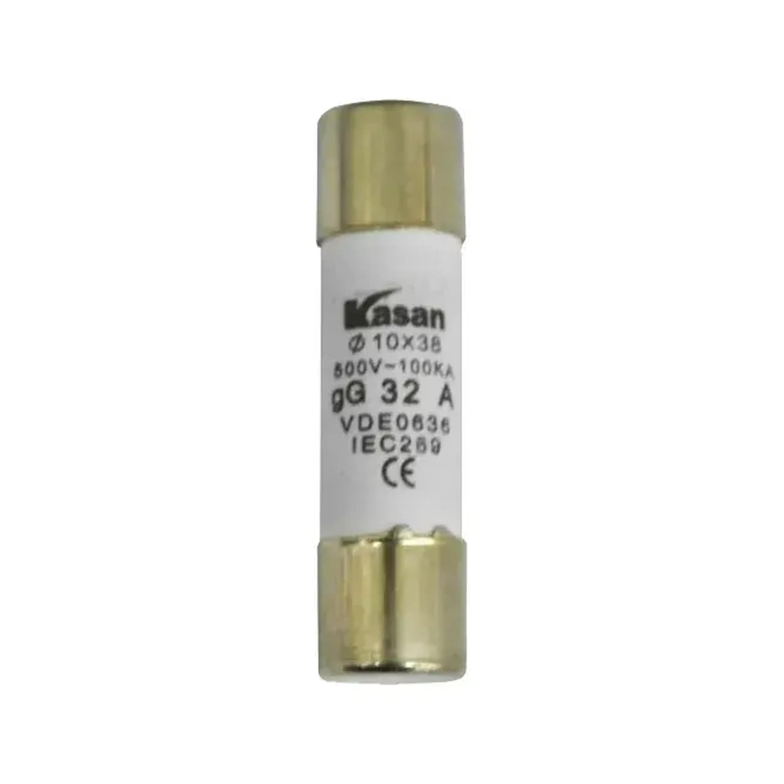 Siguranța cilindrică KASAN RT 10-38 38 x 10 mm 10A 500 V - Curent (A) 32A