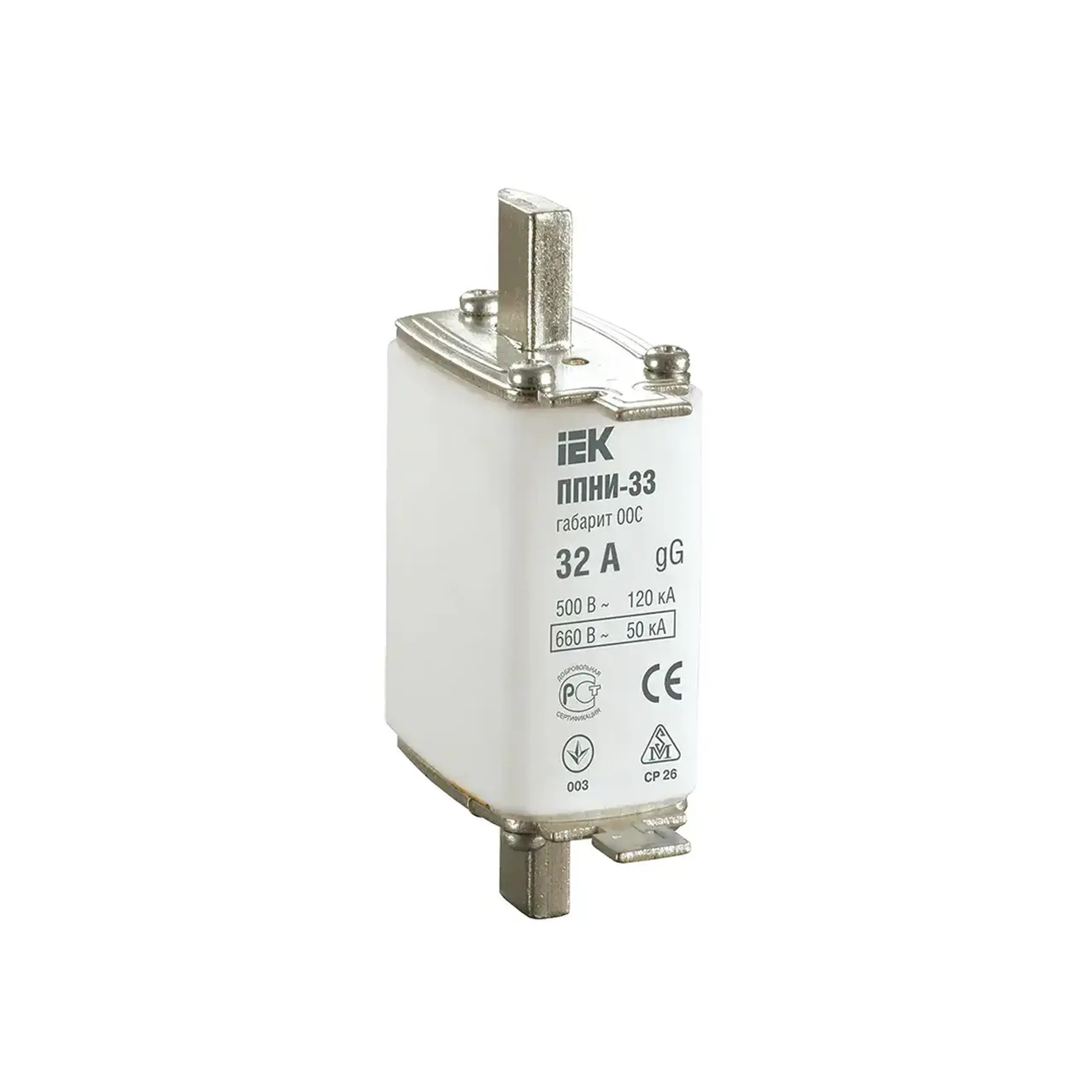 Siguranță IEK PPNI-33 6 A 500 V - 32 A (A) 660 V (V)