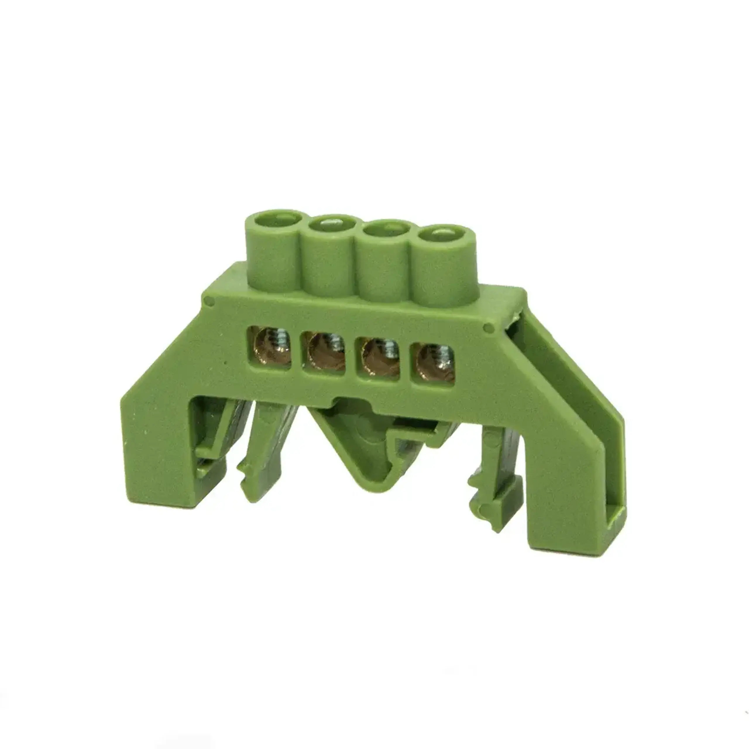 Șină zero izolată DIN-35 6 x 9 mm KASAN - Culoare Verde
