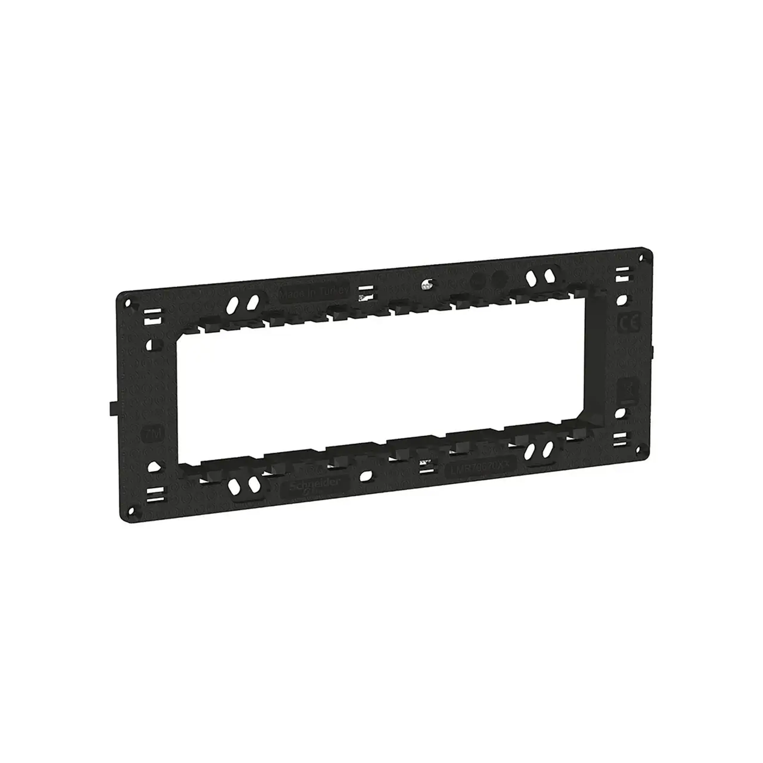 Ramă de montare easy Styl negru 7 module Schneider-Electric