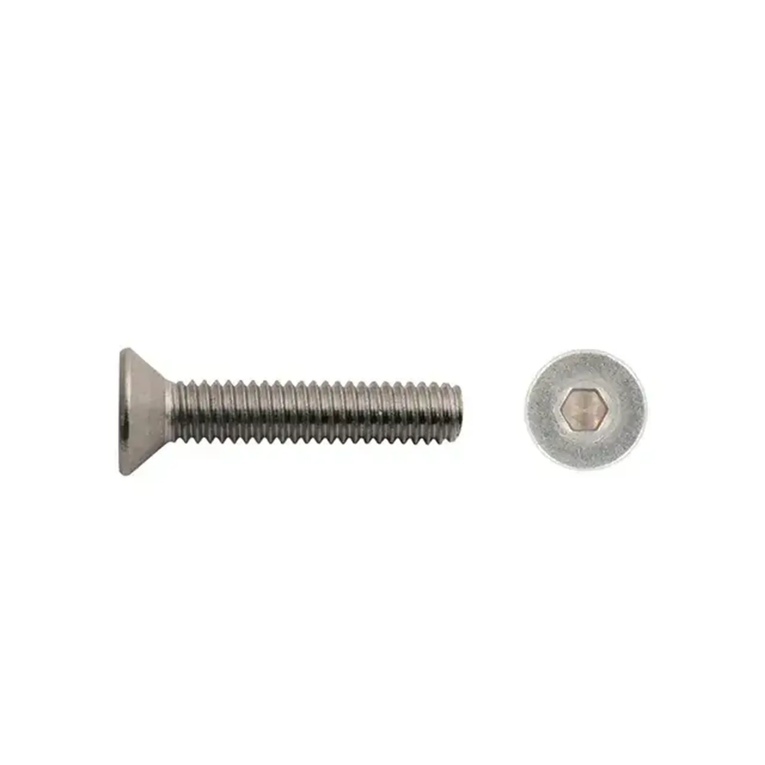Șurub cu cap înecat 6 * 16 mm 1 buc. Lider - 1 buc. 4 *