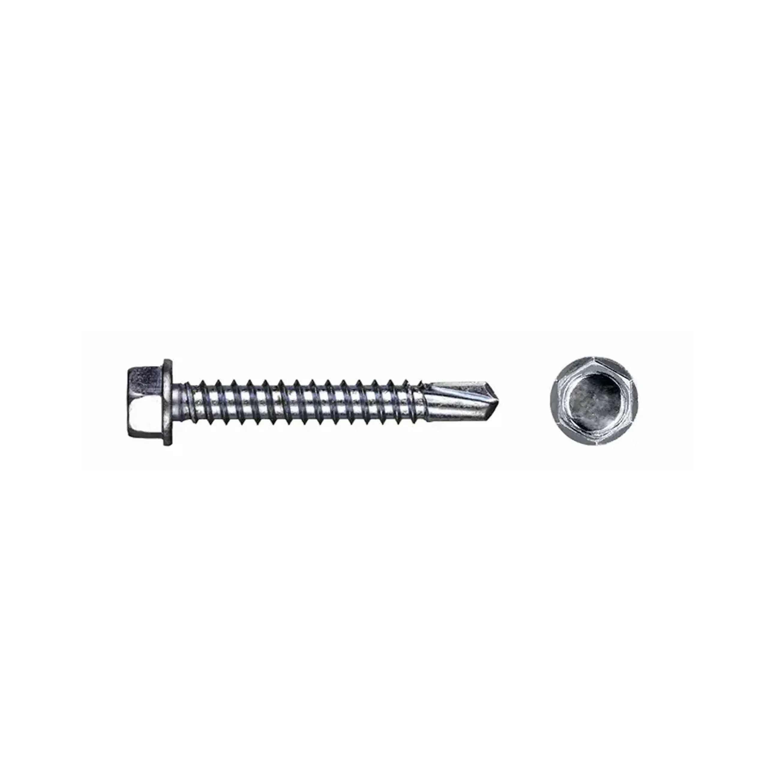 Șurub autoforant pentru acoperiș 6.3 * 25 mm 10 buc. Lider - Lungime 25 mm