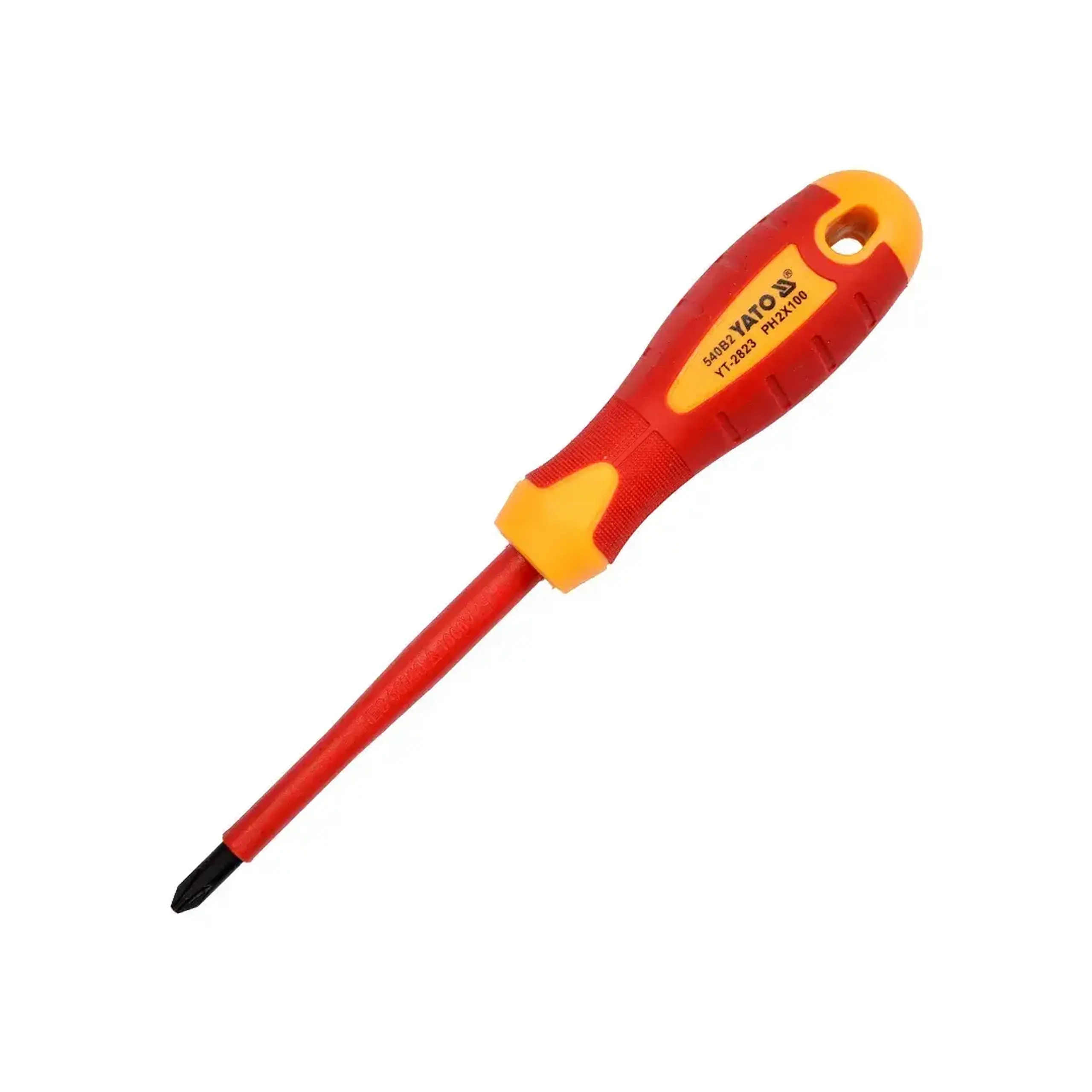 Șurubelniță dielectrică cruciformă PH2 100 mm 1000 V Yato