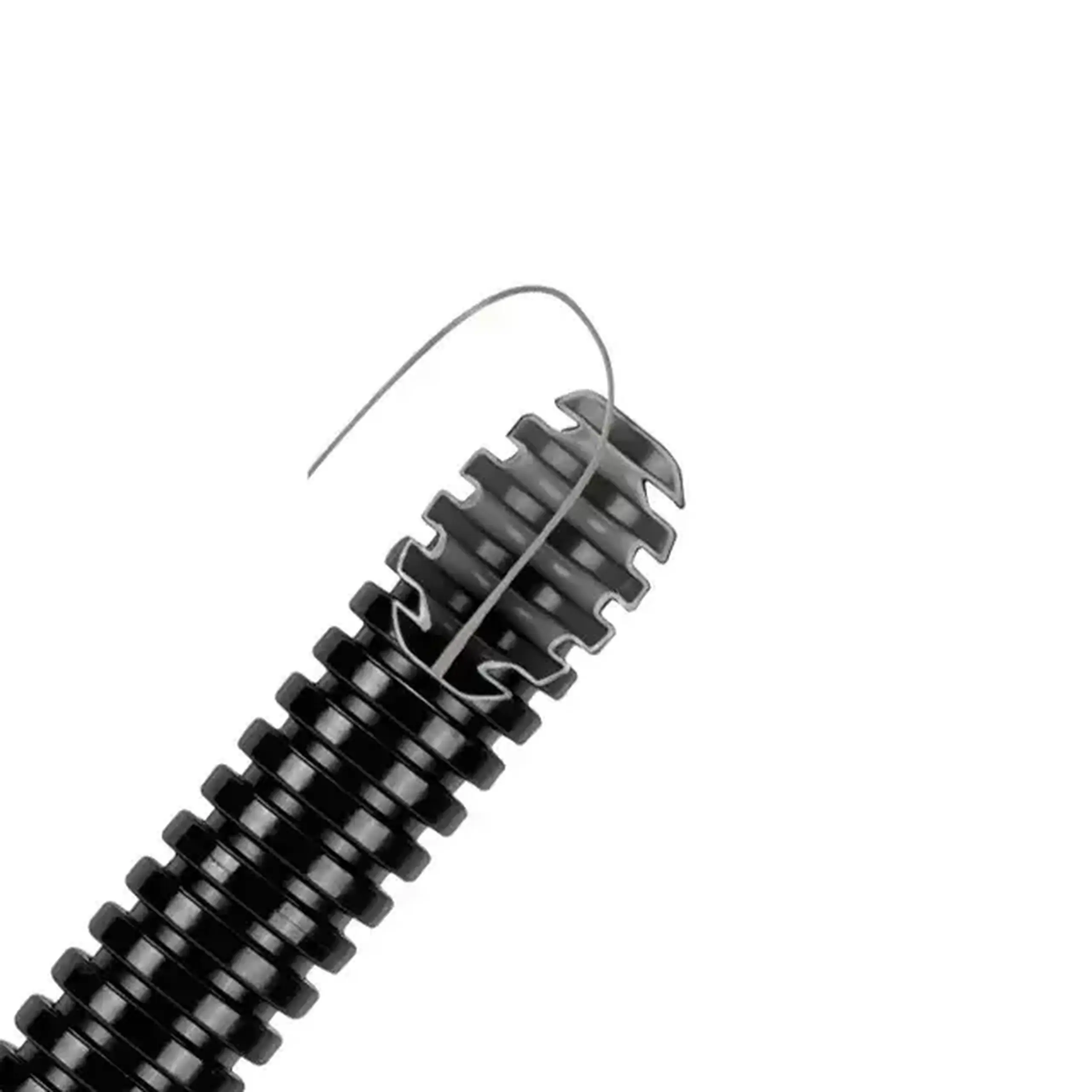 Tub gofrat Scame 750N 16 mm negru - Dimensiuni (L x W x H x Ø) 16 mm