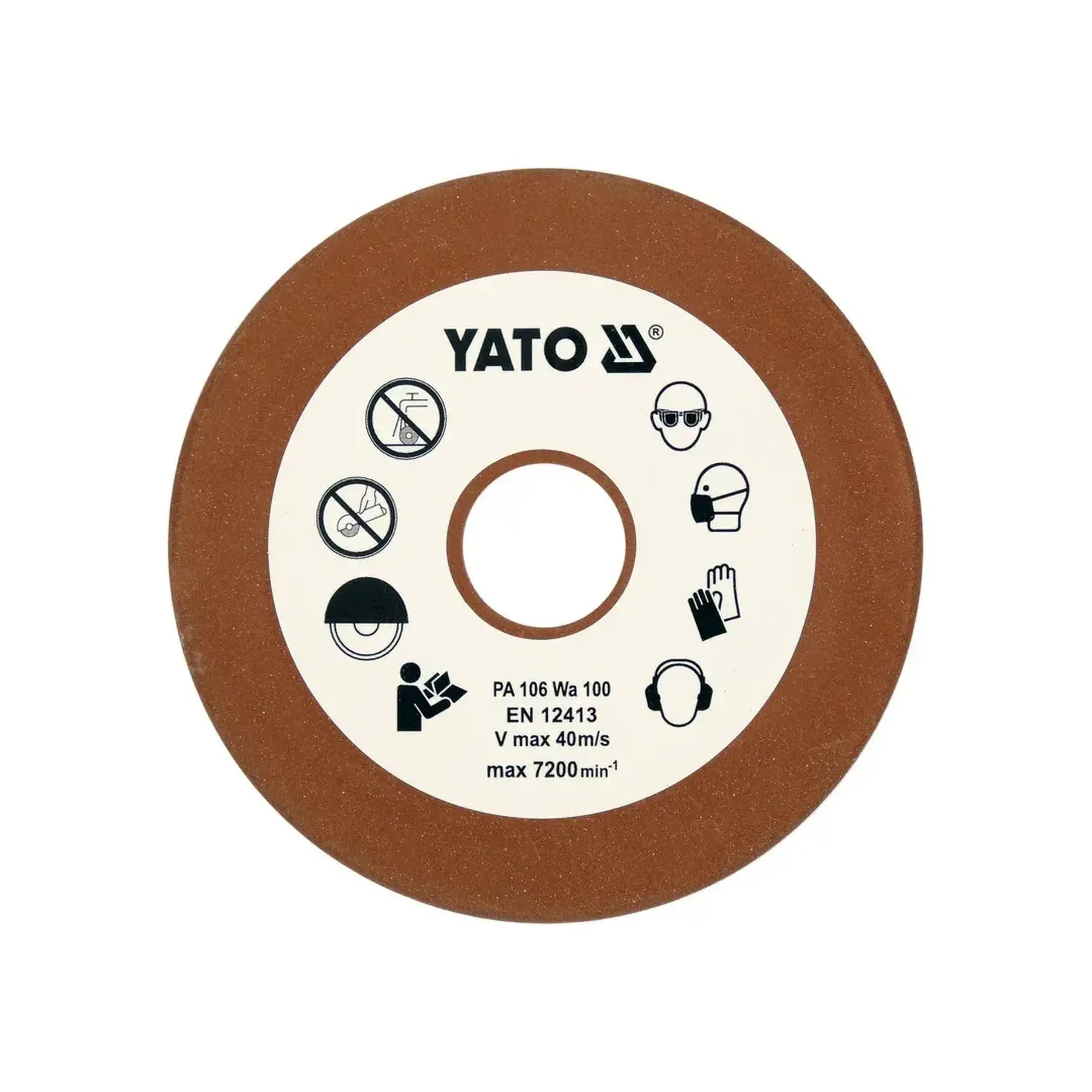 Disc de ascuțit P100 108 x 3.2 mm 23 mm Yato