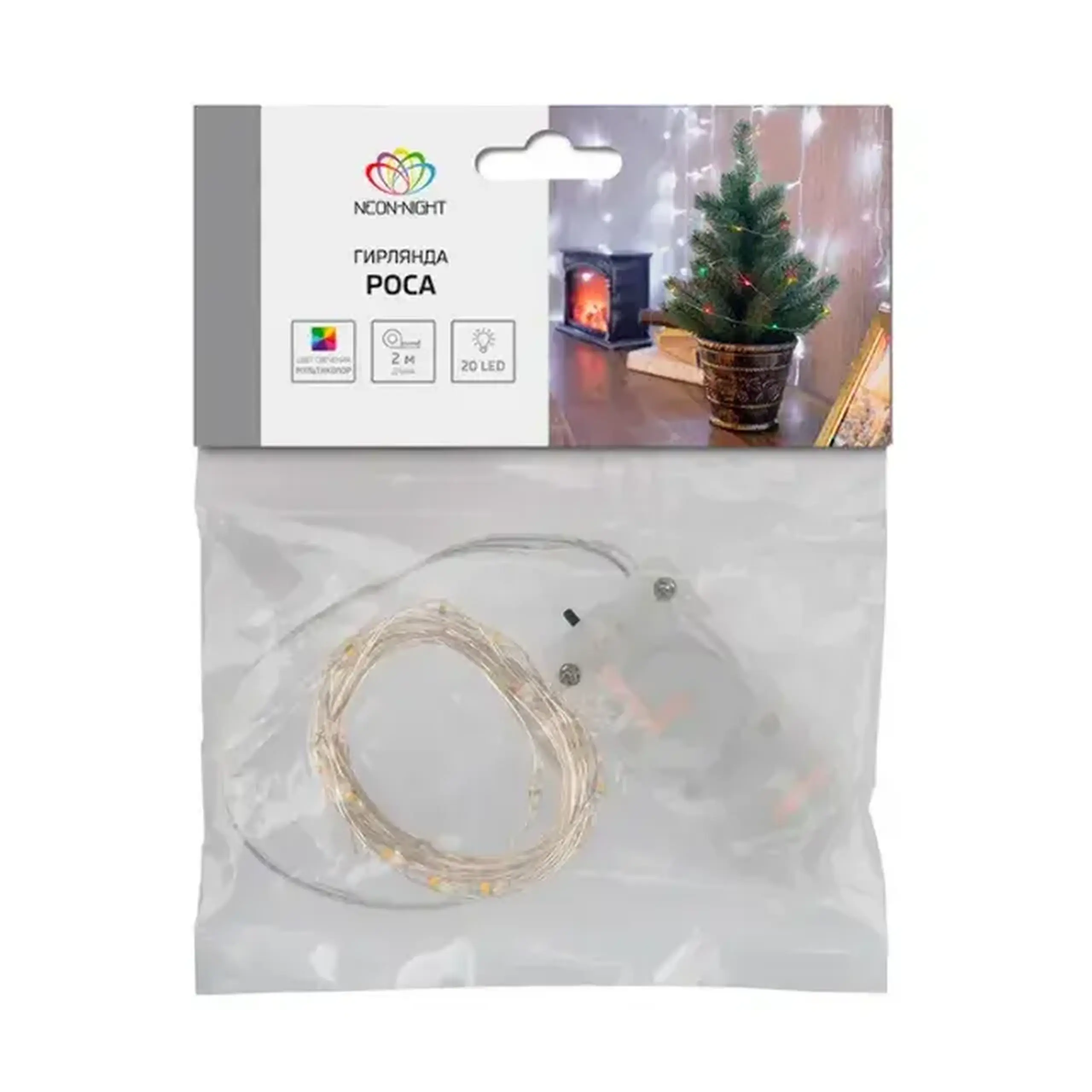 Ghirlandă 4.5 W 2 m 6 V DC IP20 LED Rexant