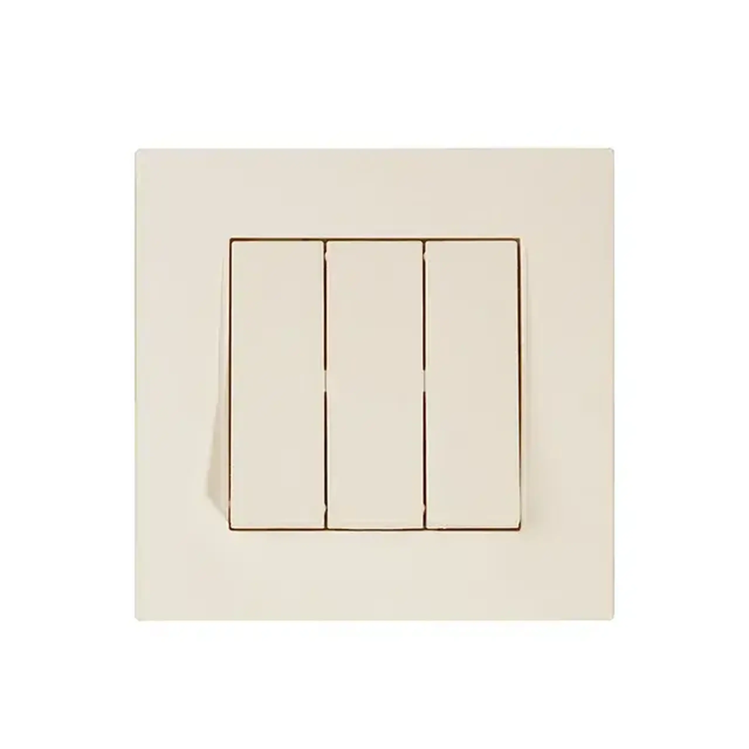 Întrerupător triplu 9202-03C rosa 10 A 220 - 240 V crem Elmos