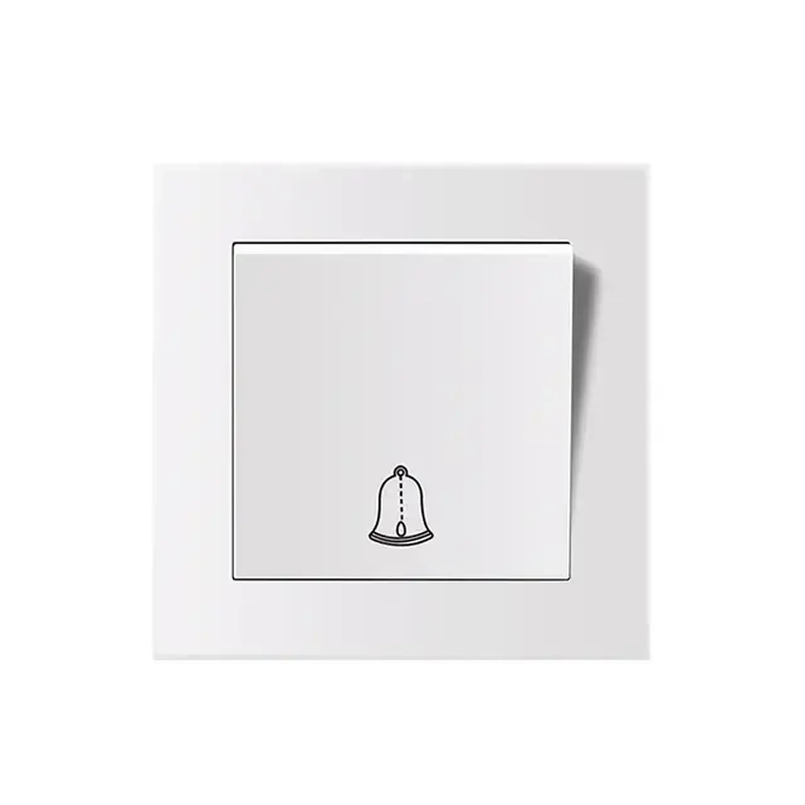 Întrerupător cu revenire rosa 10 A 220 - 240 V alb Elmos