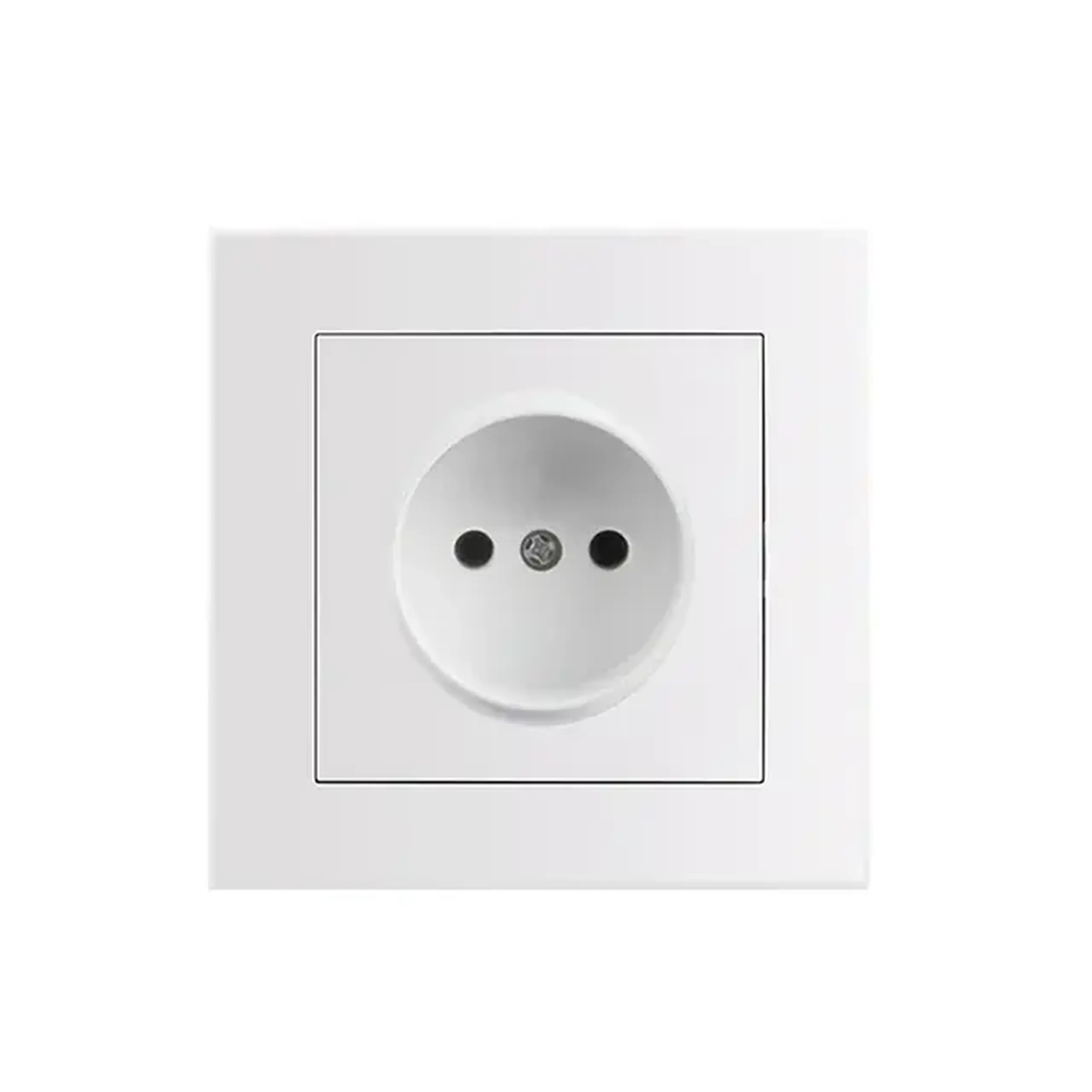 Priză unitară rosa 16 A 220 - 240 V alb Elmos - Culoare Alb