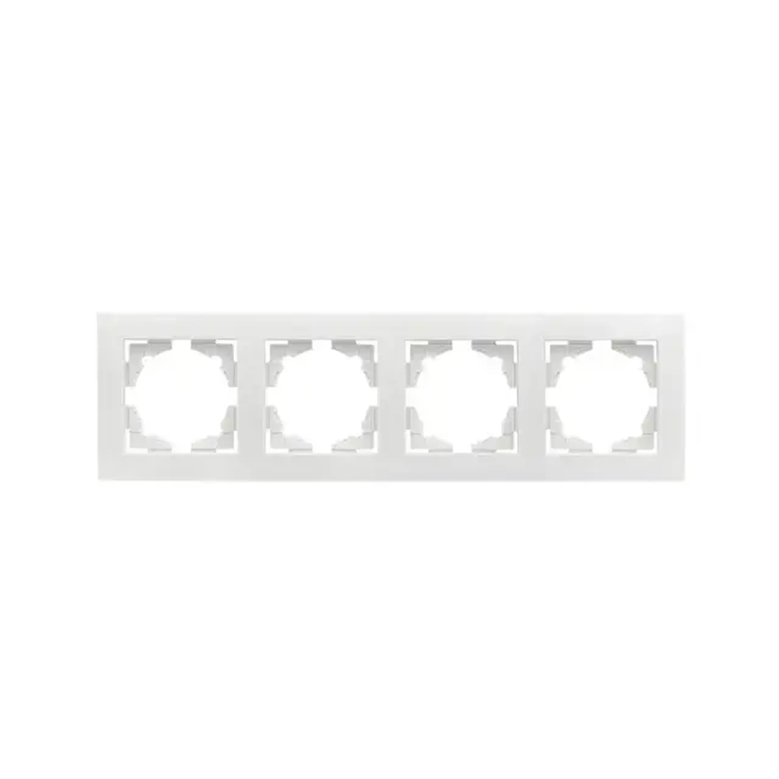 Ramă cu 2 locuri alb verticală / Orizontală Elmos - Dimensiuni (L x W x H x Ø) 320 x 80 mm