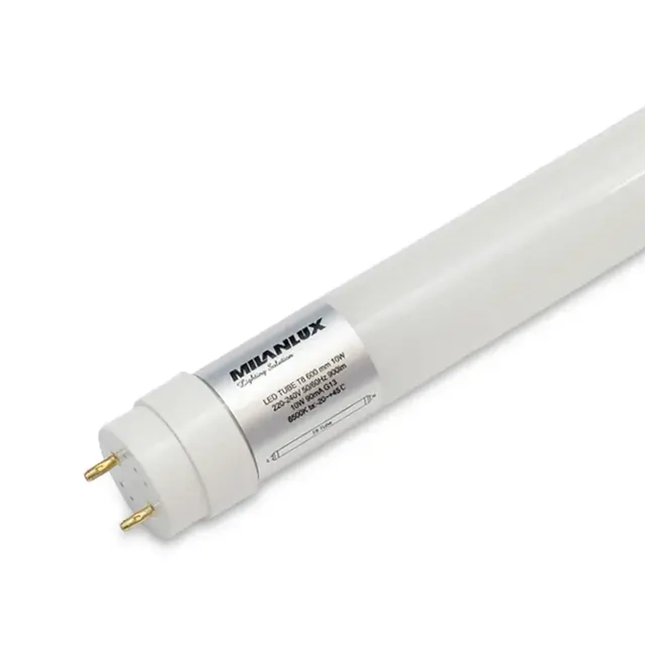 Tub LED 10 W G13 4000 K 220 - 240 V 600 x 30 mm T8 Milanlux - 6500 K (K) 980 lm (lm)