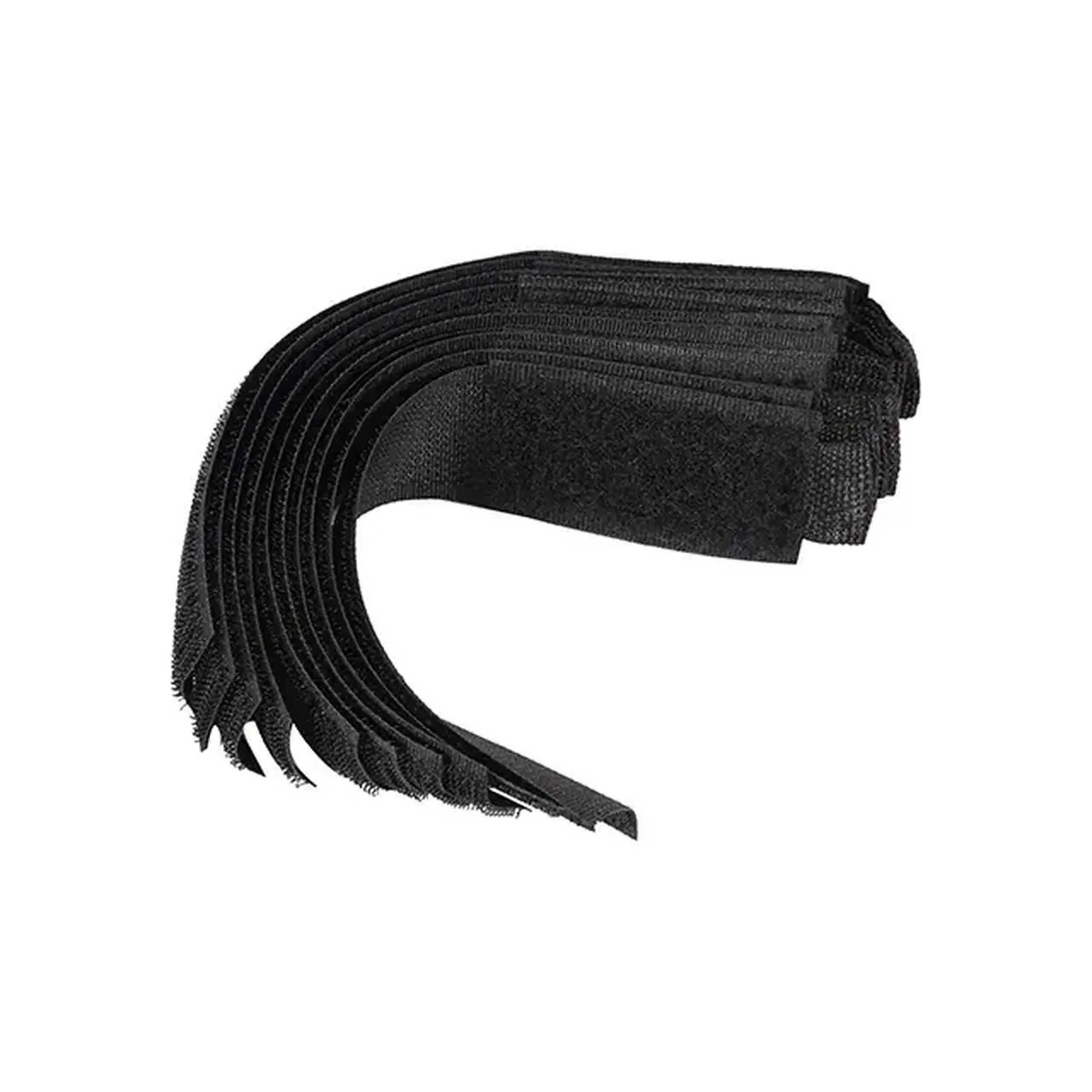 Benzi velcro VOR73850 150 x 25 mm 10 buc. Negru Nailon Vorel