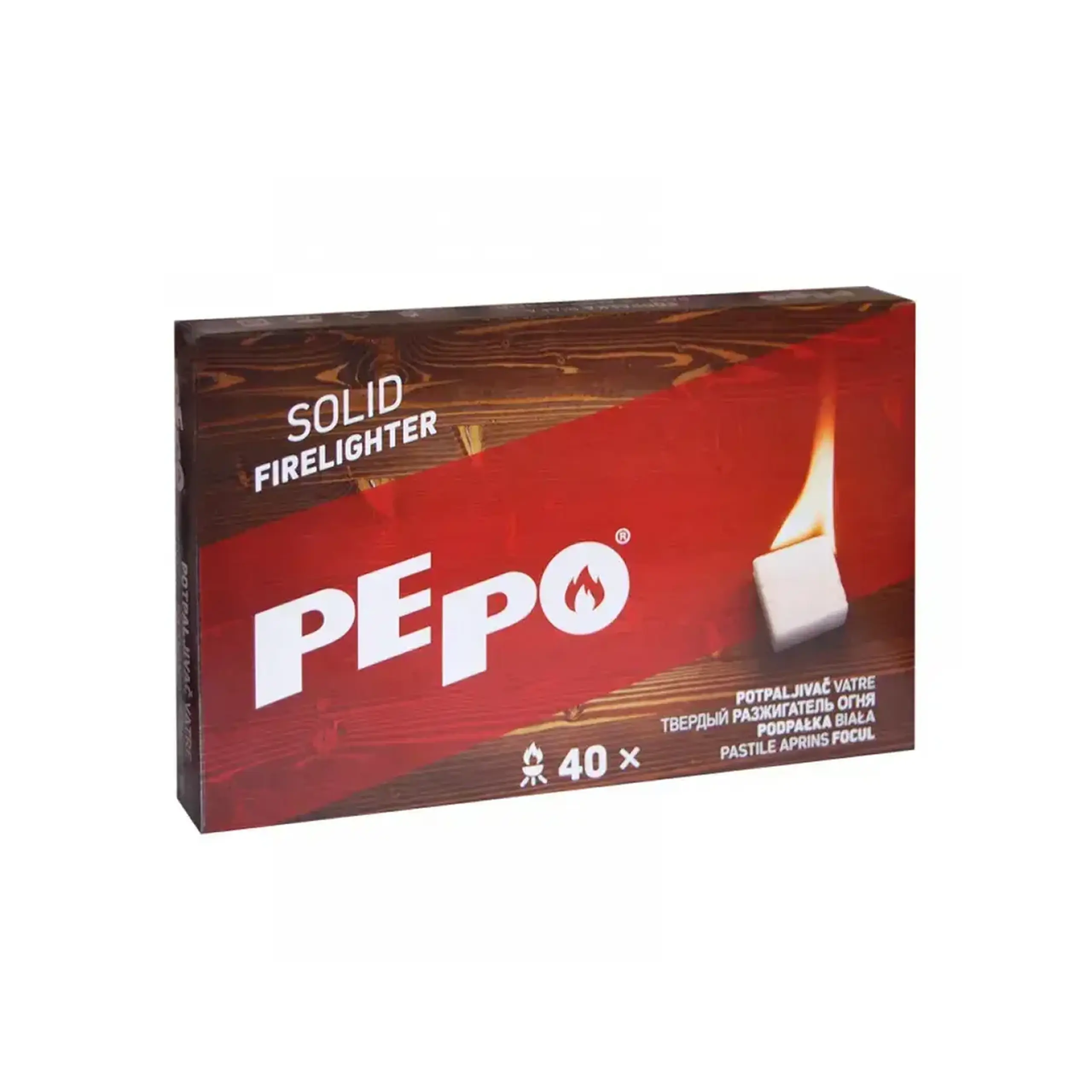 Pastile de aprins focul SOLID FIRELIGHTER 40 buc. PePo