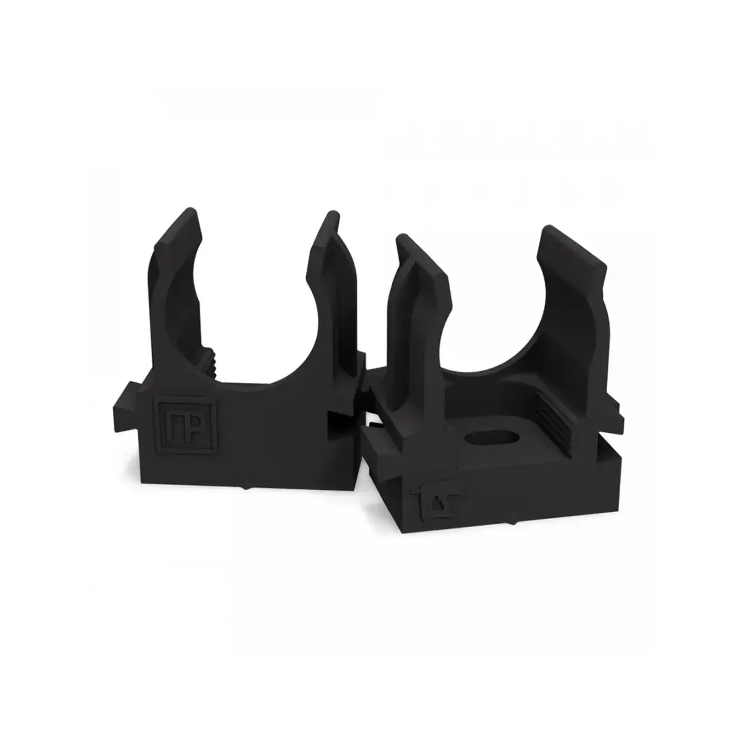 Clipse pentru țevi 16 mm Plastic Promrukav - Dimensiuni (L x W x H x Ø) 32 mm