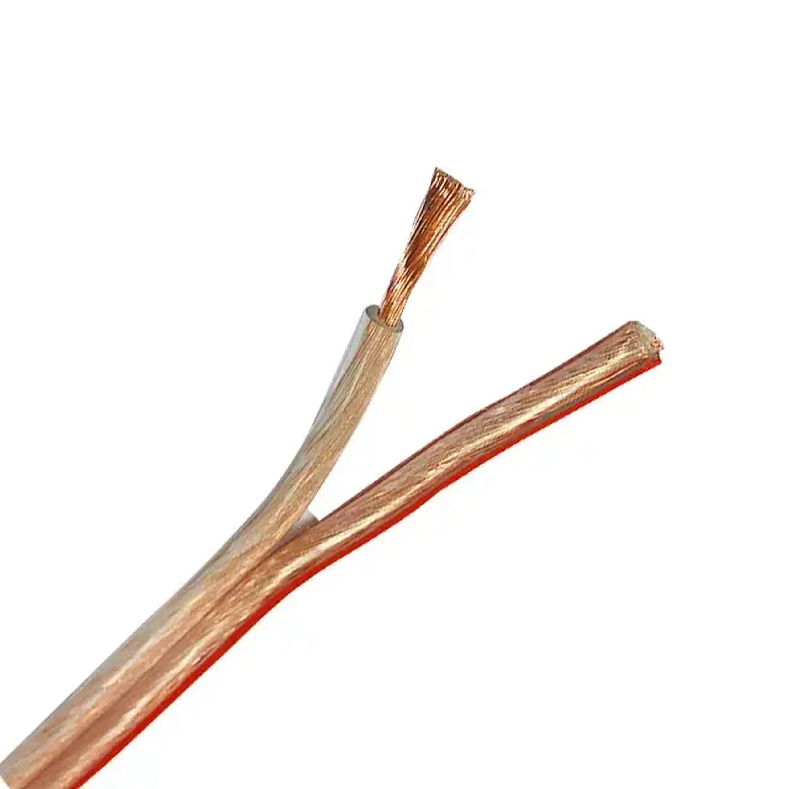 Cablu audio 2 * 2.5 mm² Transparent Cupru