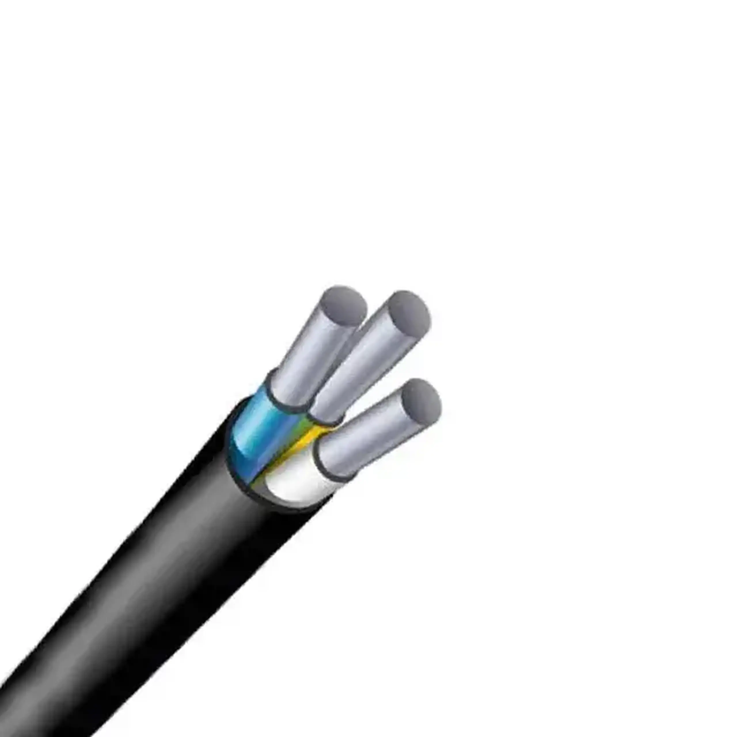 Cablu AVVGp 3 x 3 mm² 3 * 3 mm² negru aluminiu