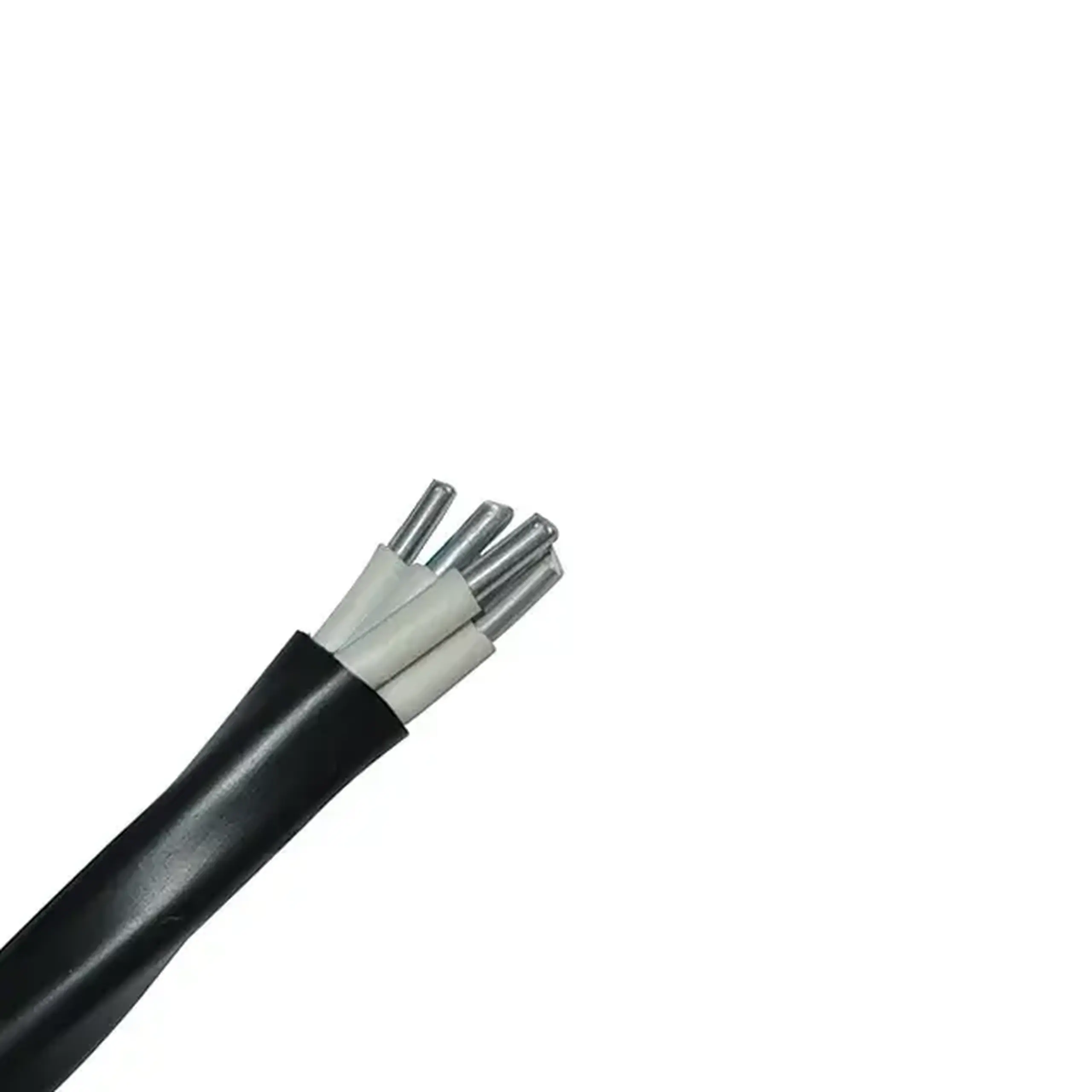 Cablu AVVG 3 x 50 mm² + 1 x 25 mm² 3+1 50 mm² + 25 mm² negru aluminiu