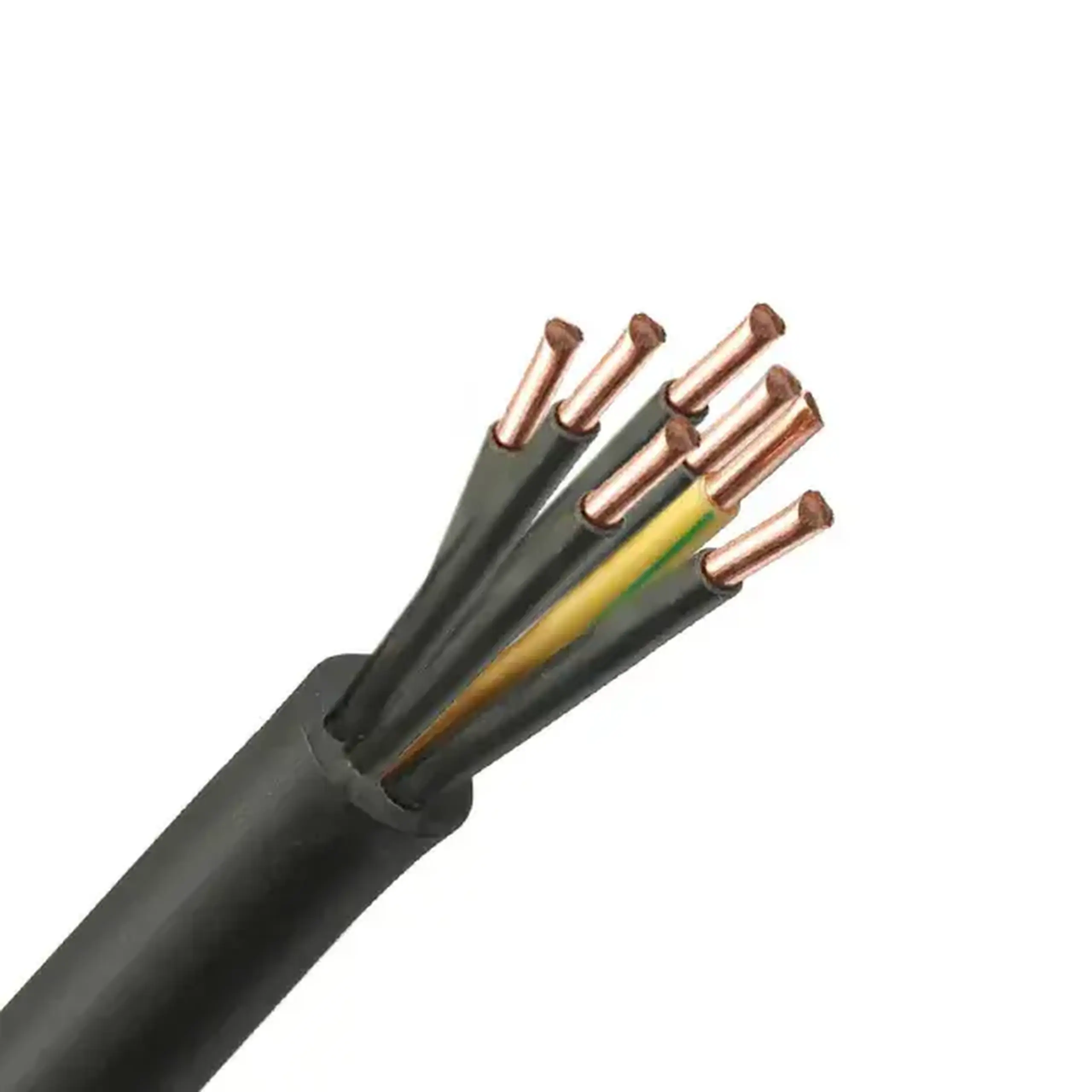 Cablu KVVGng-LS 7 * 1.0 mm² negru cupru