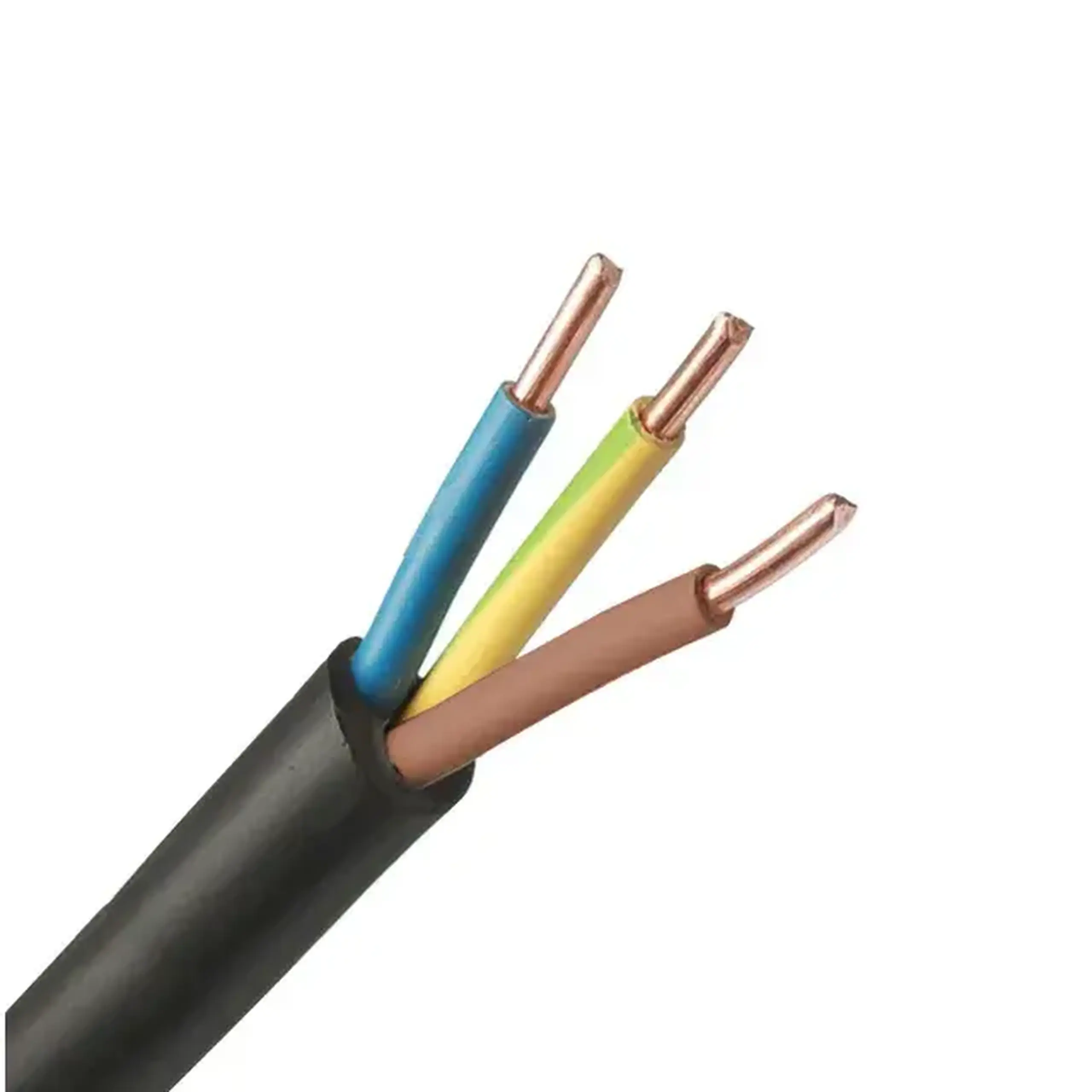 Cablu VVGng 3 * 1.5 mm² Negru Cupru