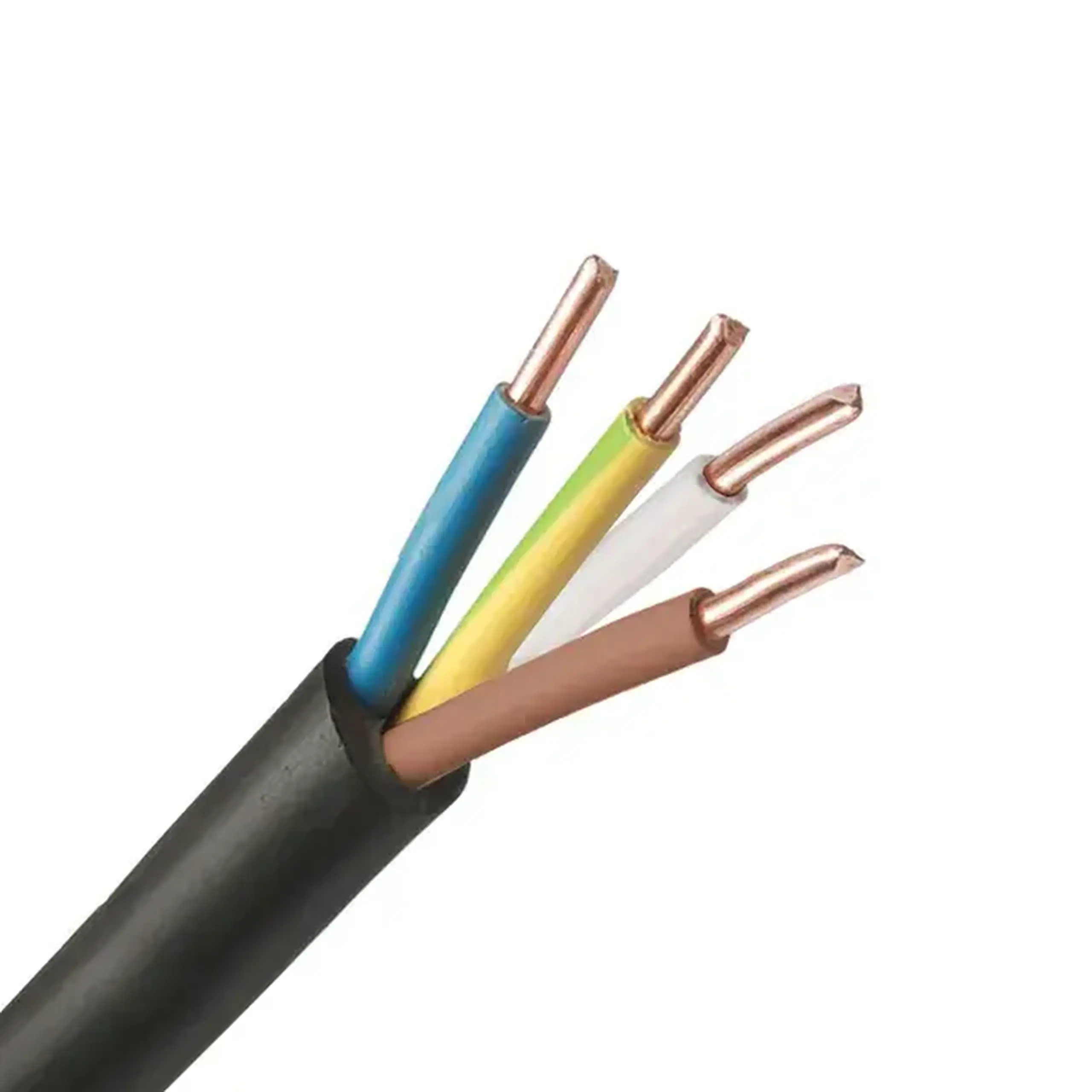 Cablu VVGng 4 * 2.5 mm² negru cupru