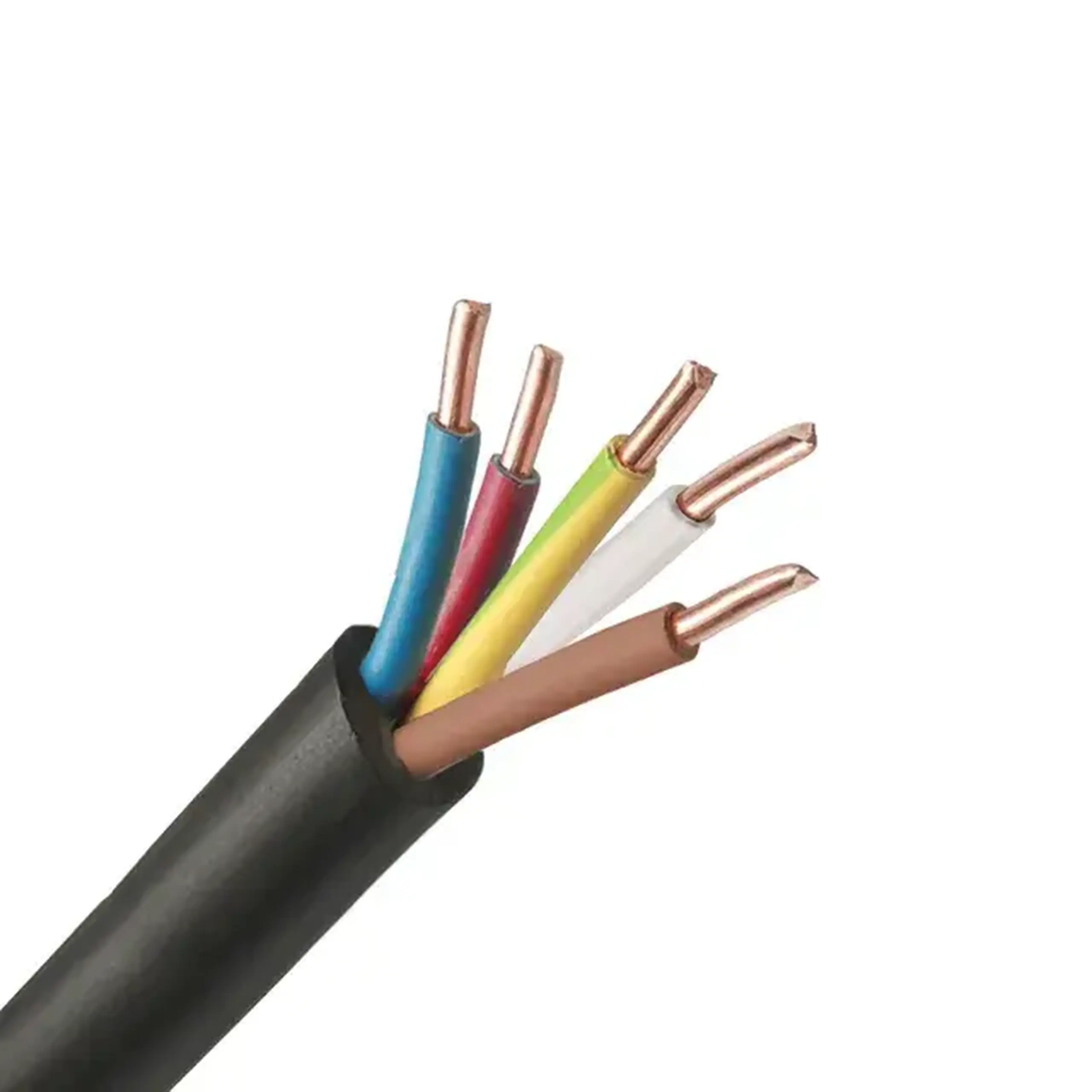 Cablu VVGng LS 5 * 1.0 mm² negru cupru